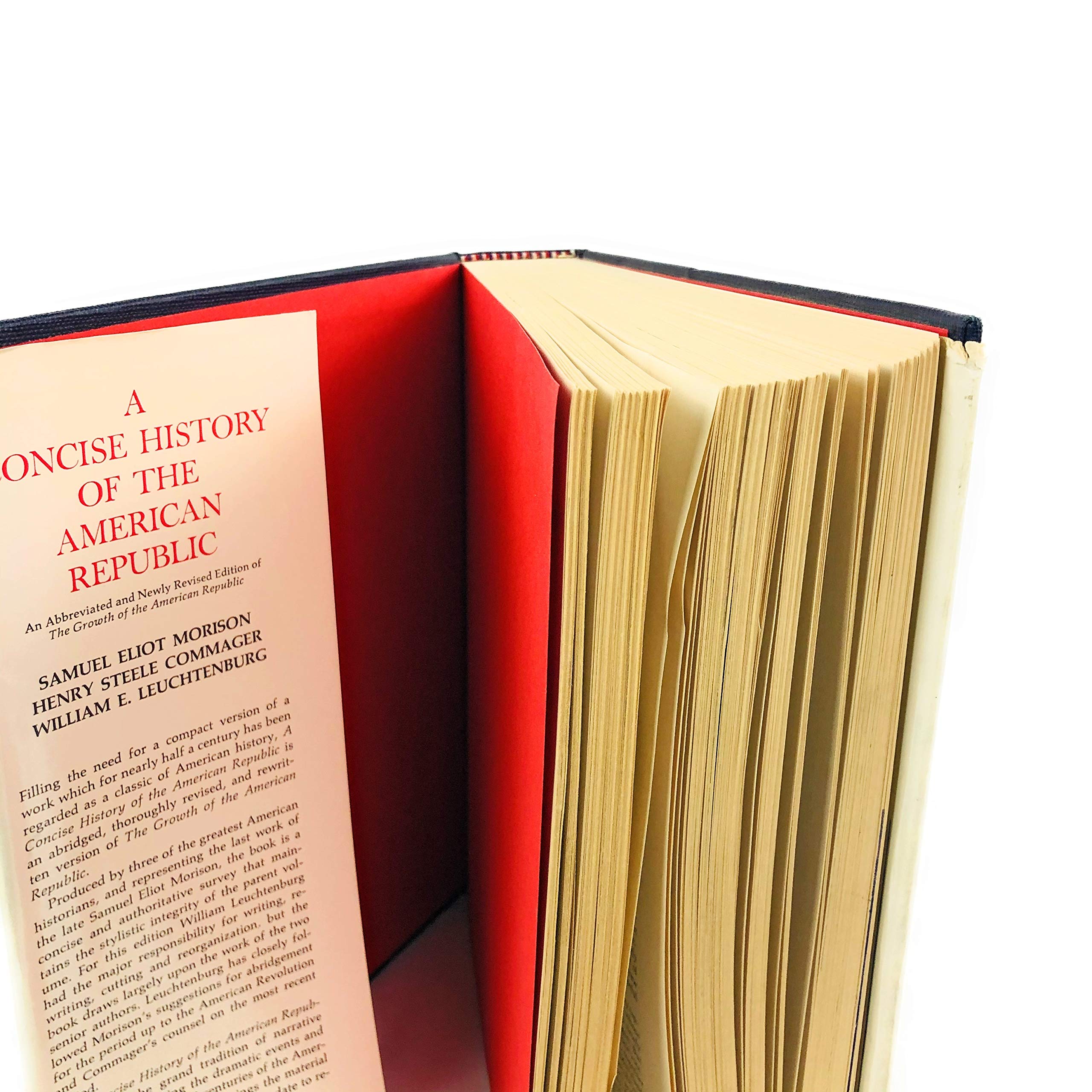 The Concise History of the American Republic by Samuel Eliot Morison - Classic US History Book for Students & History Enthusiasts - Perfect for Academic Study & American History Research