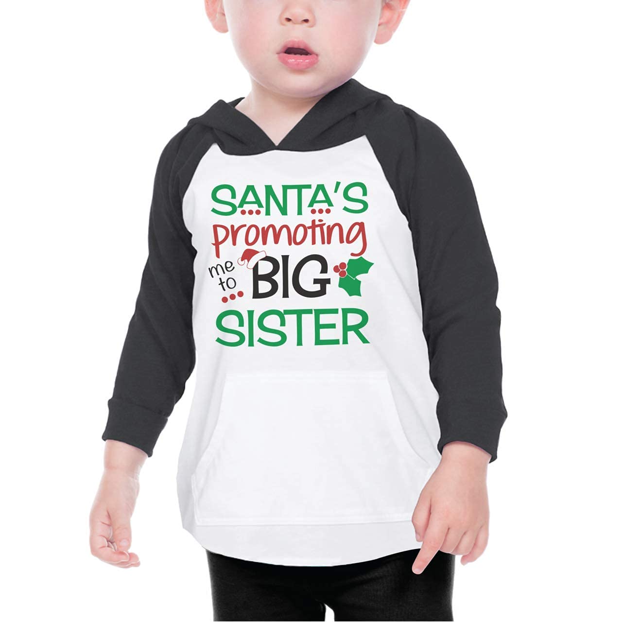 Bump and Beyond Designs Big Sister Shirt - Cute Pregnancy Announcement & Sibling Gift for Toddler Girls - Perfect for Gender Reveal, Baby Shower & Family Photos