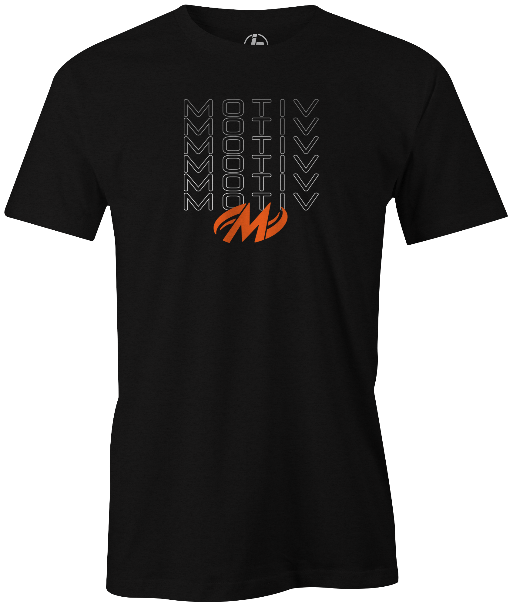 Motiv Bowling Logo T-Shirt - Premium Stacked Shirt for Bowlers - Perfect for Tournaments & League Play