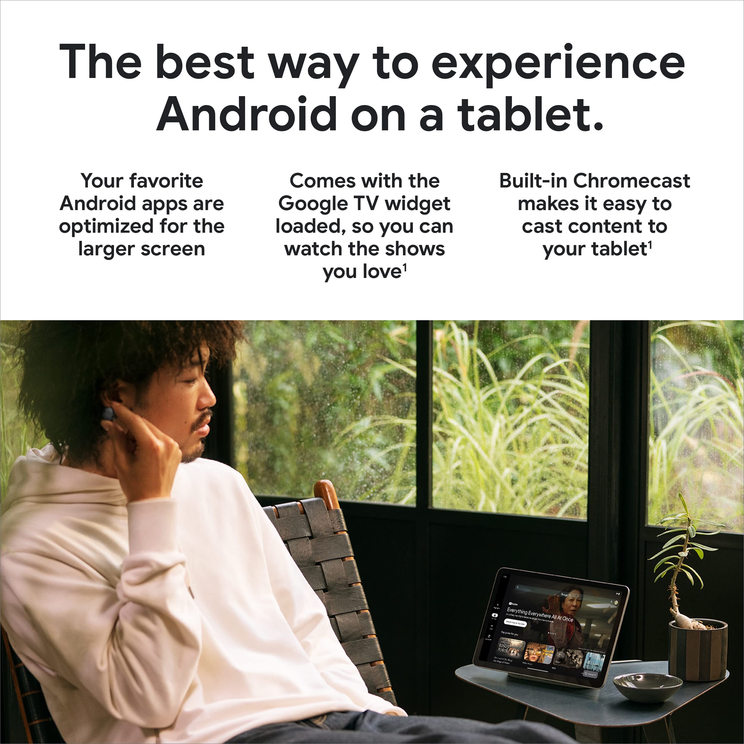 Google Pixel Tablet with Charging Speaker Dock - 11-Inch Android Tablet with Smart Home Controls, Long Battery Life, 128GB Storage (Porcelain) - Perfect for Home Entertainment & Smart Device Management