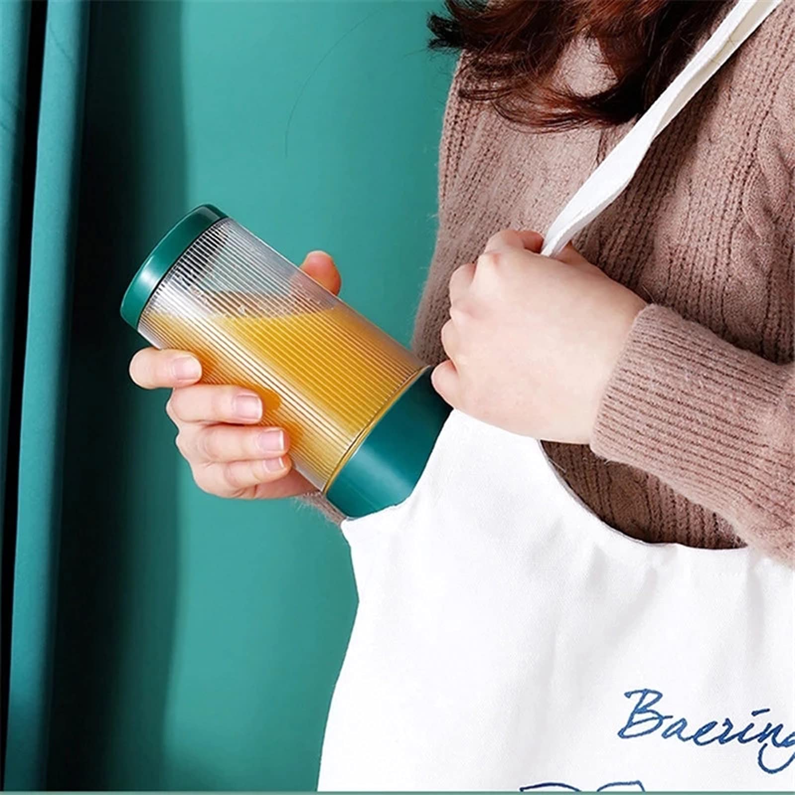 350ML Portable Electric Blender - Rechargeable Handheld Smoothie Maker, Mini Food Processor for Juicing, Blending & Mixing | Perfect for Smoothies, Baby Food & Protein Shakes at Home, Gym or Travel