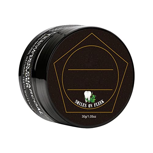 Natural Activated Charcoal Tooth Powder for Teeth Whitening - Remove Stains & Brighten Yellow Teeth - Safe & Effective Dental Care - Compatible with Electric Toothbrushes - Perfect for Daily Oral Hygiene & Fresh Breath