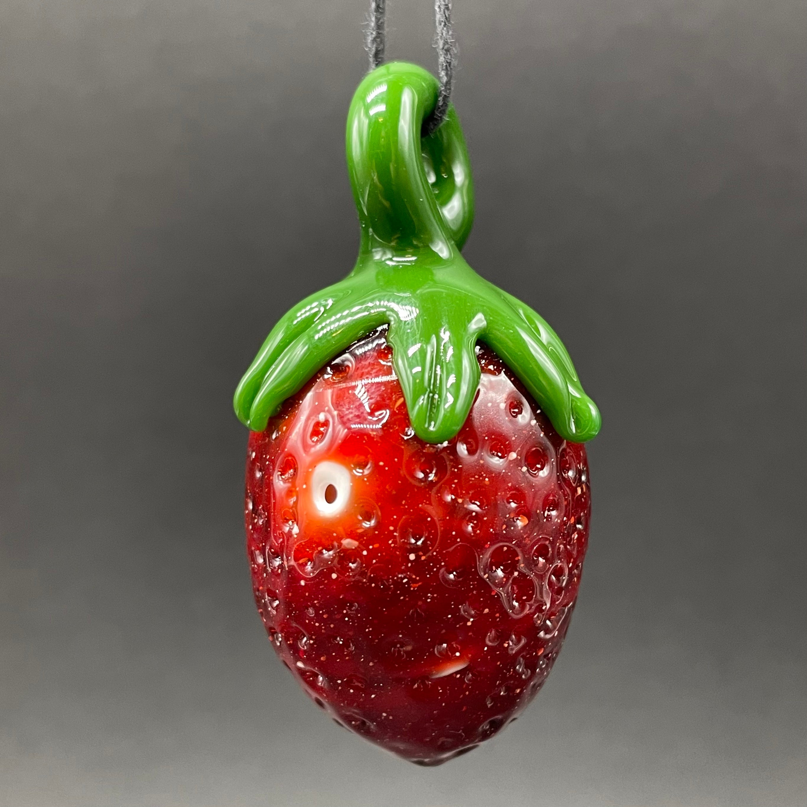 Strawberry Pendant Necklace - Dainty Fruit Jewelry for Women - Perfect Gift for Birthdays, Valentine's Day & Everyday Wear