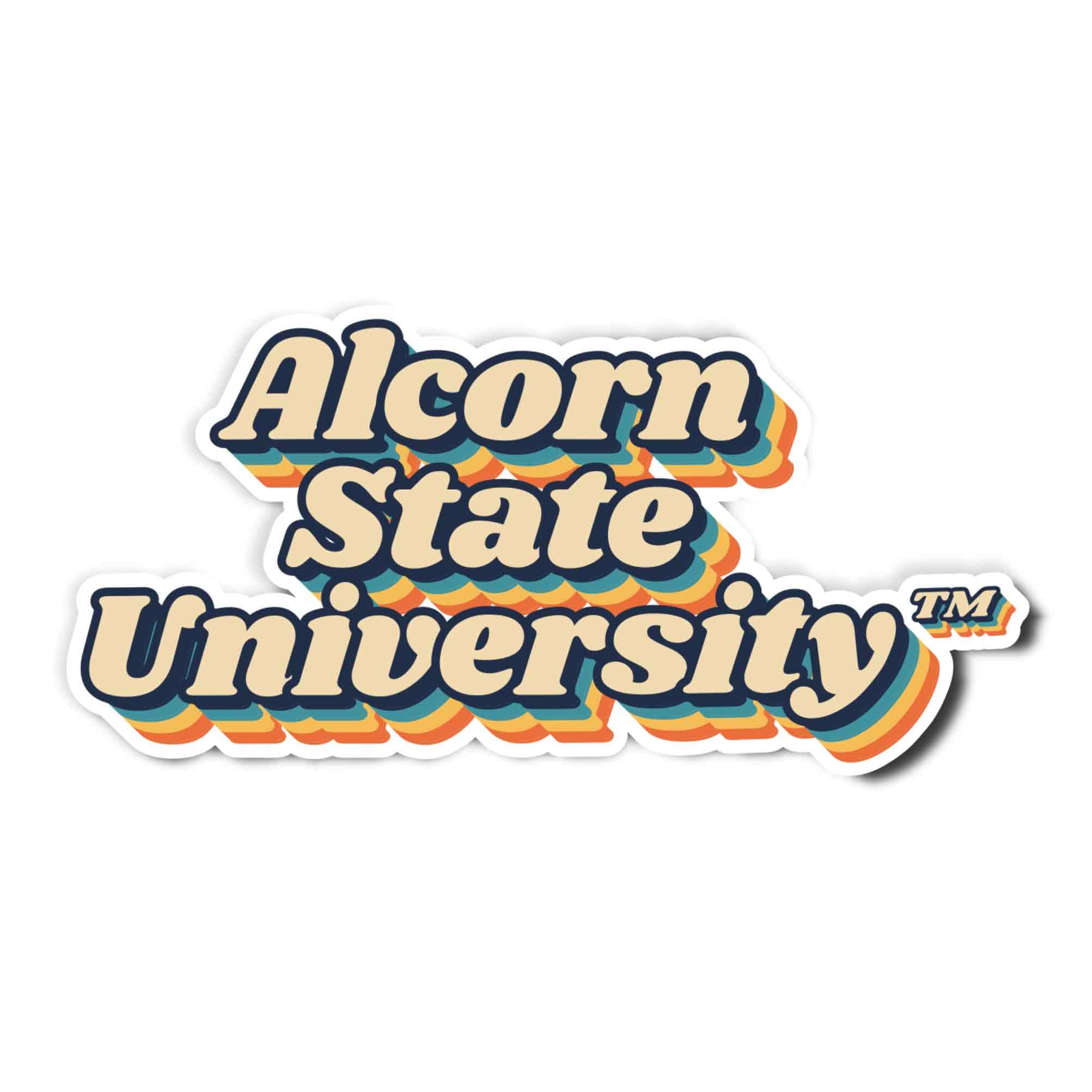ASU Braves HBCU Vinyl Decal Sticker - Desert Cactus Design for Laptop, Water Bottle, Car & Scrapbook | Alcorn State University Merchandise | Perfect for School Spirit, College Pride & 70s Retro Decor