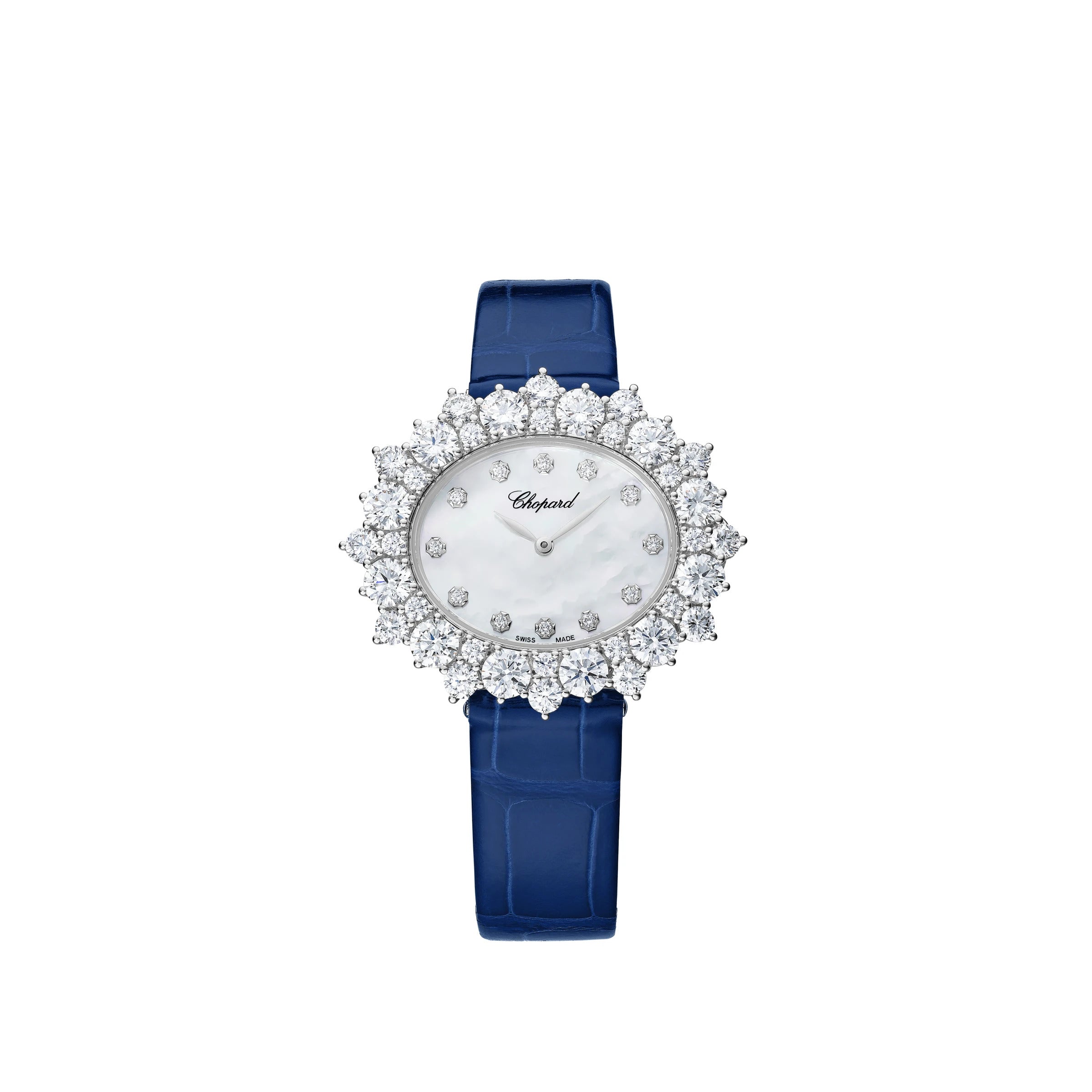 Chopard L'heure Du Diamant 18K White Gold Diamond Women's Luxury Watch - Perfect for Gifts, Special Occasions & Elegant Evening Events