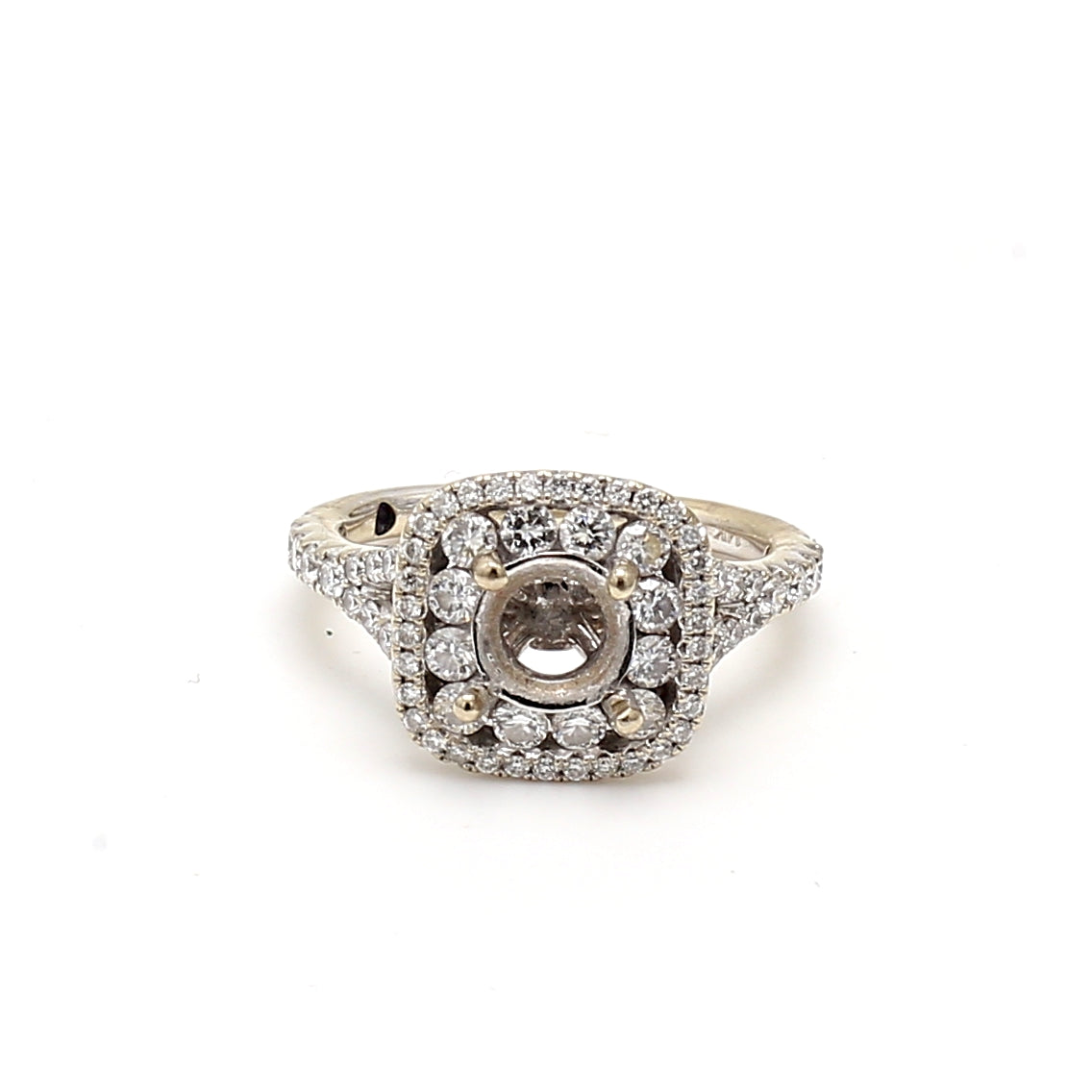 0.78 Carat Round Brilliant F SI1 Diamond Engagement Ring in 14K White Gold - Perfect for Proposals, Weddings & Anniversary Gifts