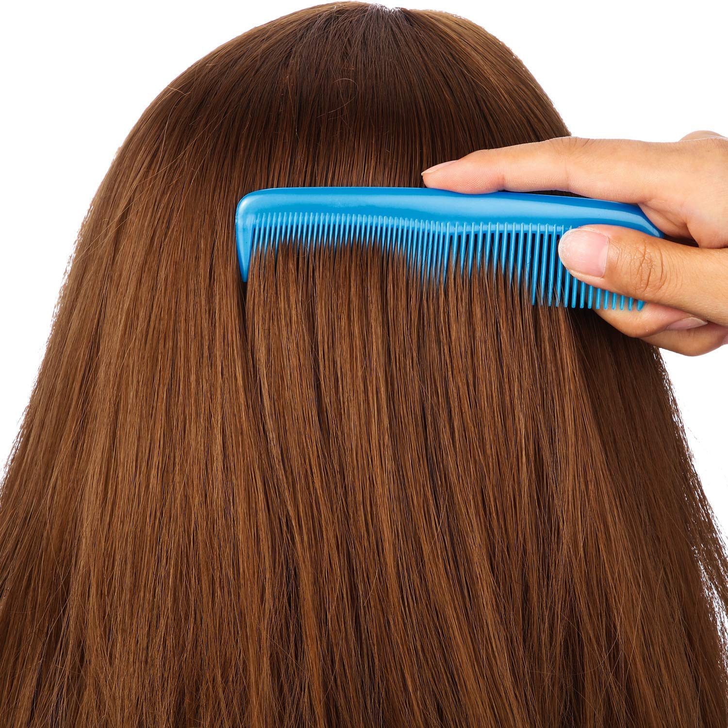 Premium 6-Piece Colorful Hair Combs Set for Women & Men - Styling Comb for Coarse & Fine Hair - Perfect for Salon, Home & Travel Use