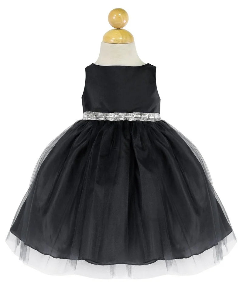 Baby Flower Girl Dress for Weddings & Parties - Elegant Lace & Tulle Gown (Style B754) - Perfect for Special Occasions, Photo Shoots & Celebrations
