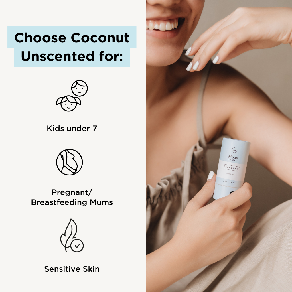 Mood Natural Deodorant - Vegan, Aluminum-Free & Cruelty-Free for Sensitive Skin | Fresh All-Day Protection for Workouts & Daily Use