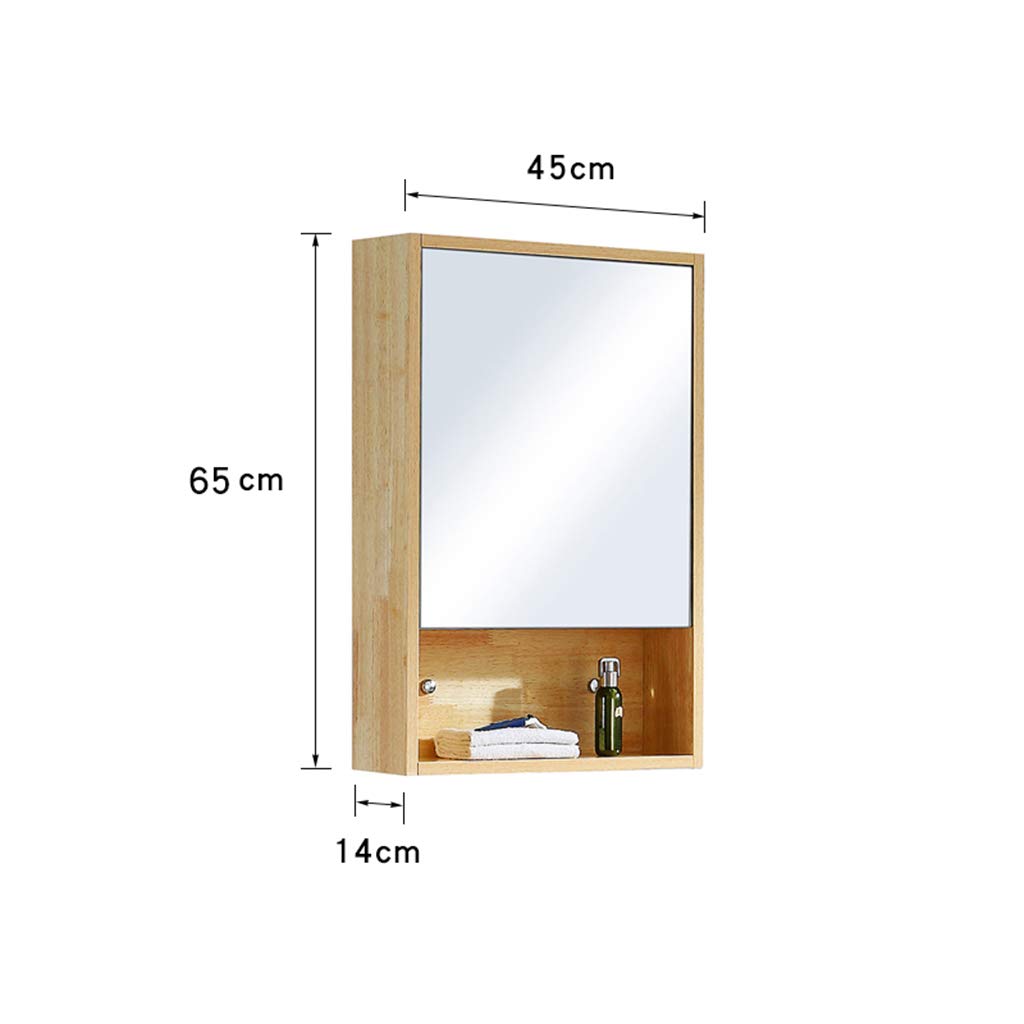 Bathroom Wall Storage Cabinet with Mirror - Medicine Cabinet & Wall Mounted Storage Shelf | Framed Mirrored Door Vanity Mirror for Bathroom Organization | Perfect for Small Bathrooms, Apartments & Powder Rooms