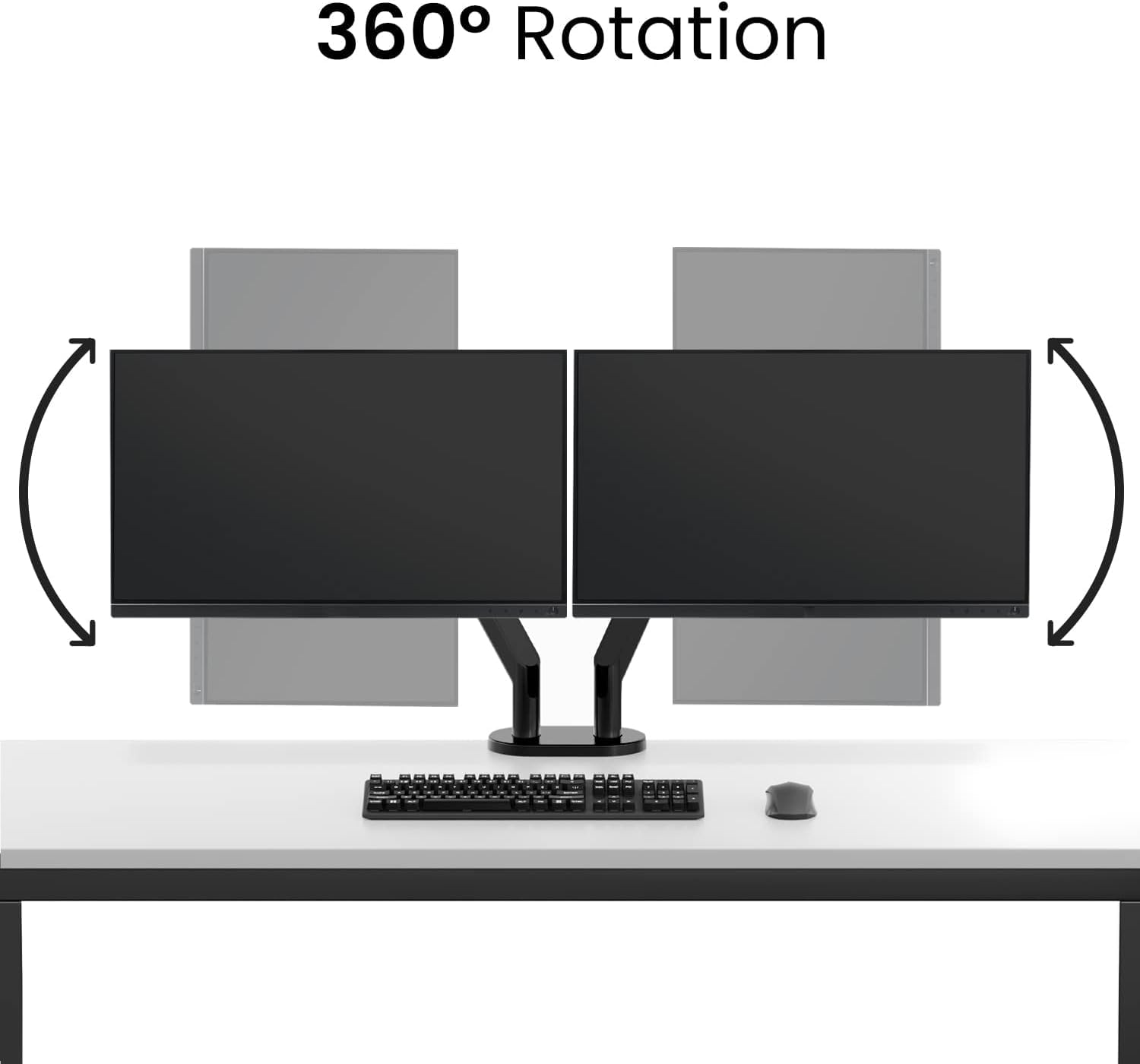 EVEO Premium Dual Monitor Stand for 14