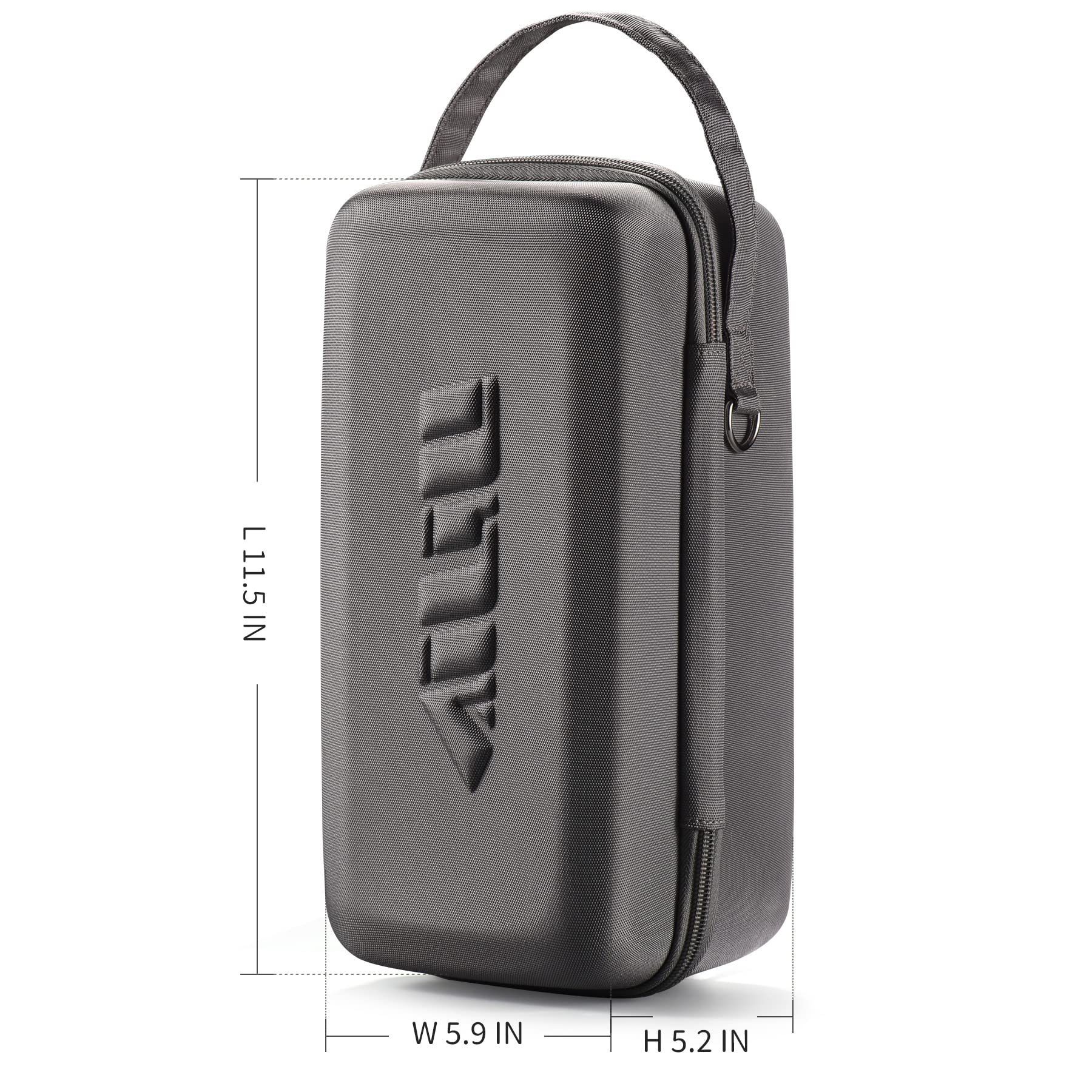 Nintendo Switch Carrying Case for Travel - Hard Shell with Soft Lining for Switch OLED & Pro Controller (16 Game Storage) - Grey