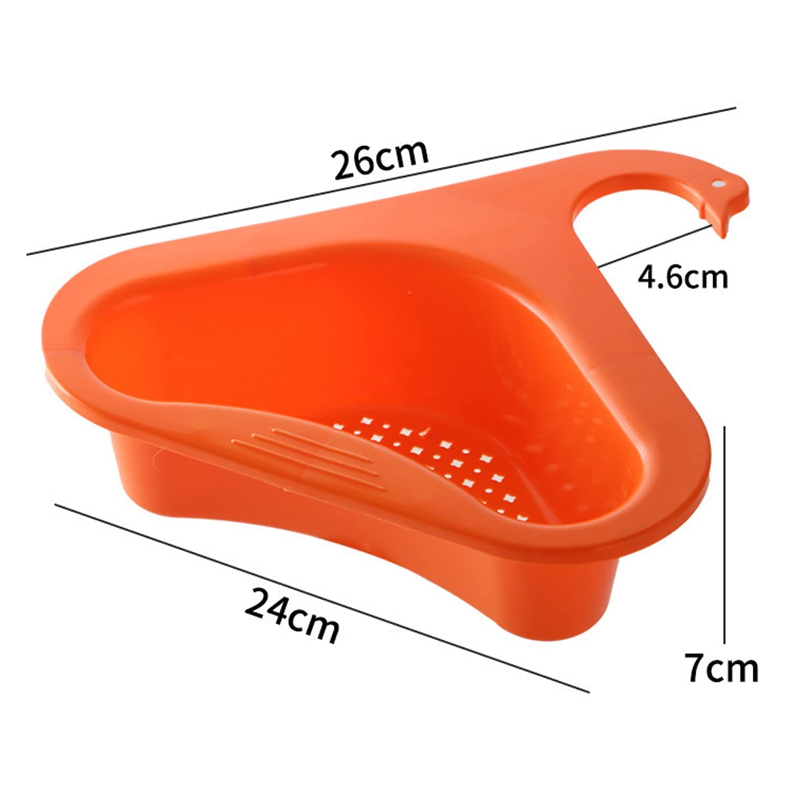 BLAGO Multipurpose Kitchen Sink Organizer - Corner Dish Drying Rack, Sink Basket for Washing Vegetables & Fruits, Sink Dustbin & Drain Basket (2-Pack) - Perfect for Small Kitchen Organization & Countertop Storage