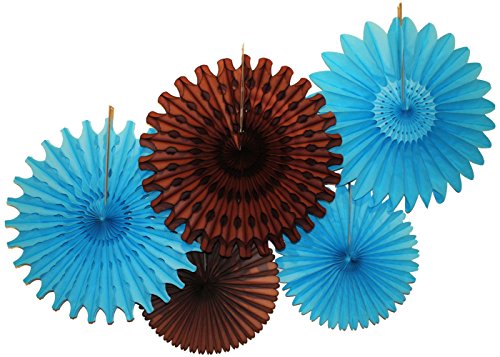 Turquoise and Brown