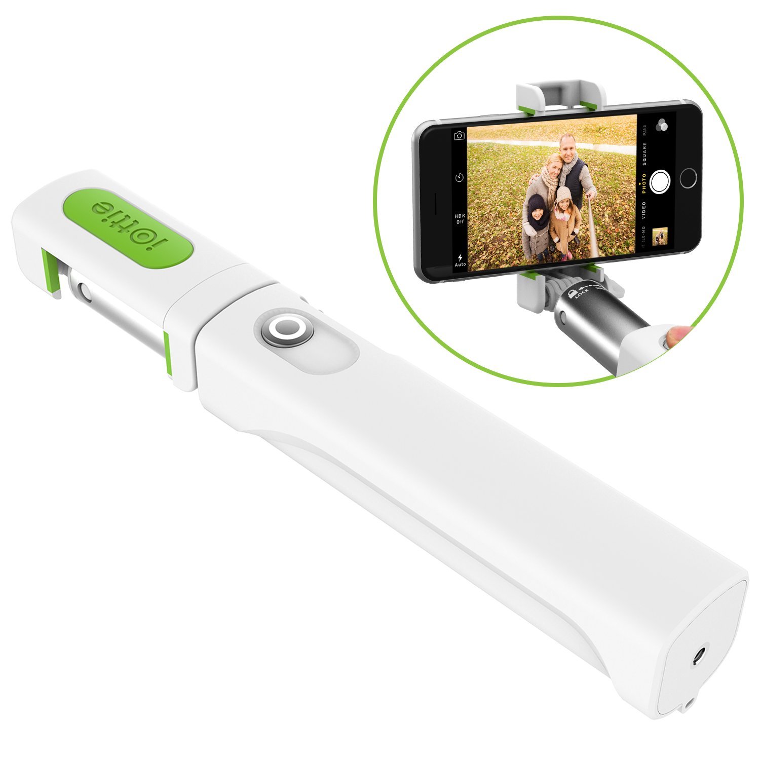 iOttie MiGo Extendable Bluetooth Selfie Stick & Tripod for iPhone, Android Smartphones & GoPro - Aluminum Monopod with Wireless Remote - Perfect for Travel, Vlogging & Group Photos (White)