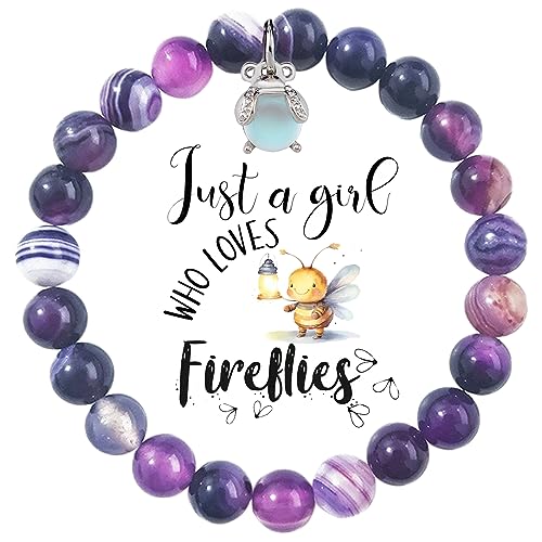 Firefly Charm Bracelet Amethyst