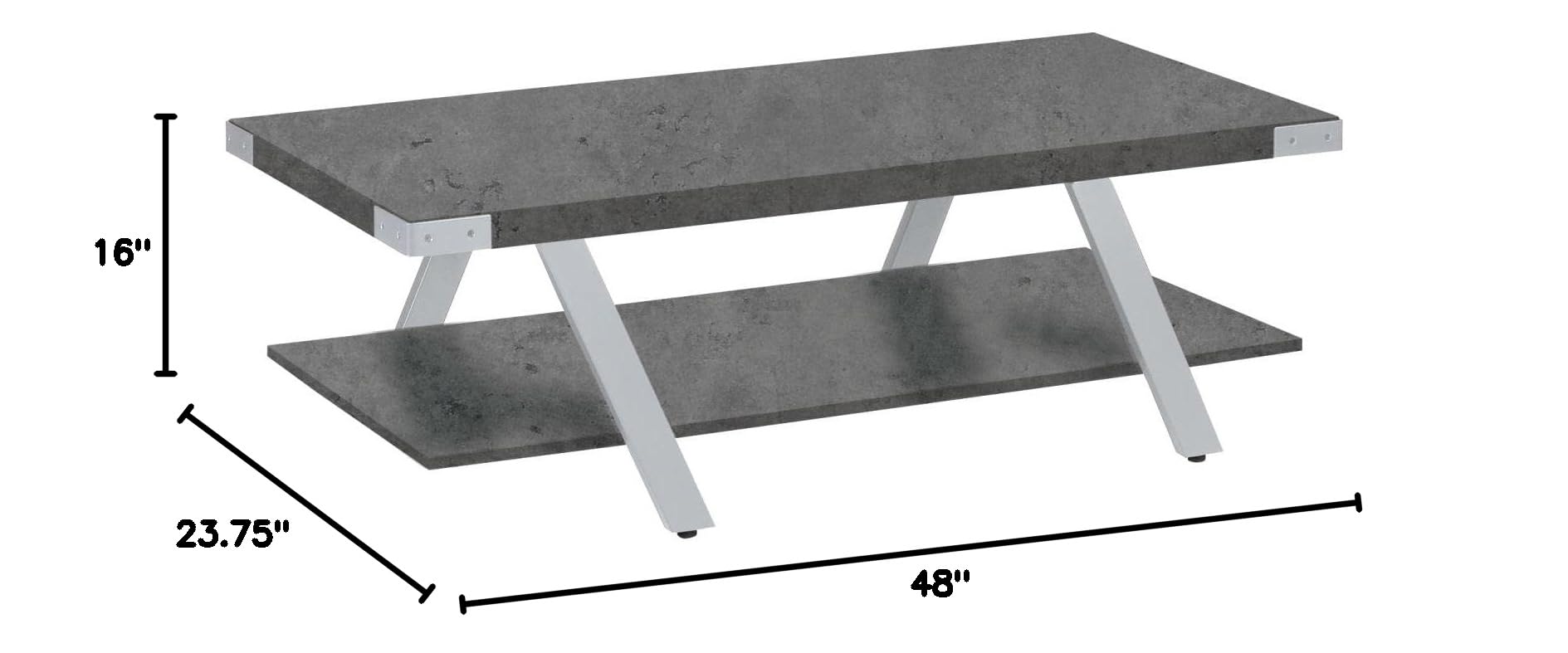 Safco Mirella Modern Coffee Table - 36