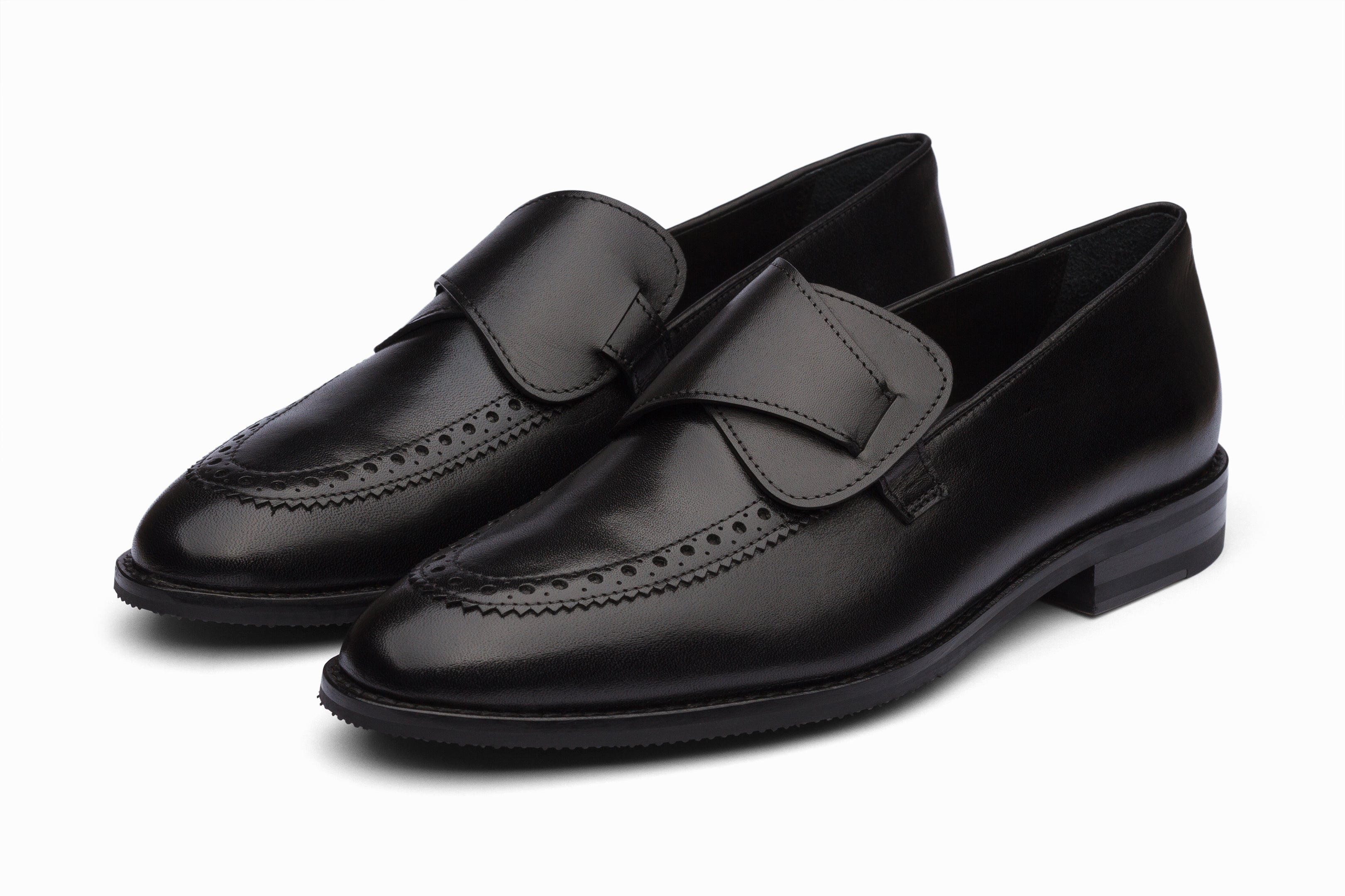 Black Butterfly Loafers for Women - Comfortable Slip-On Shoes for Work, Office & Casual Wear