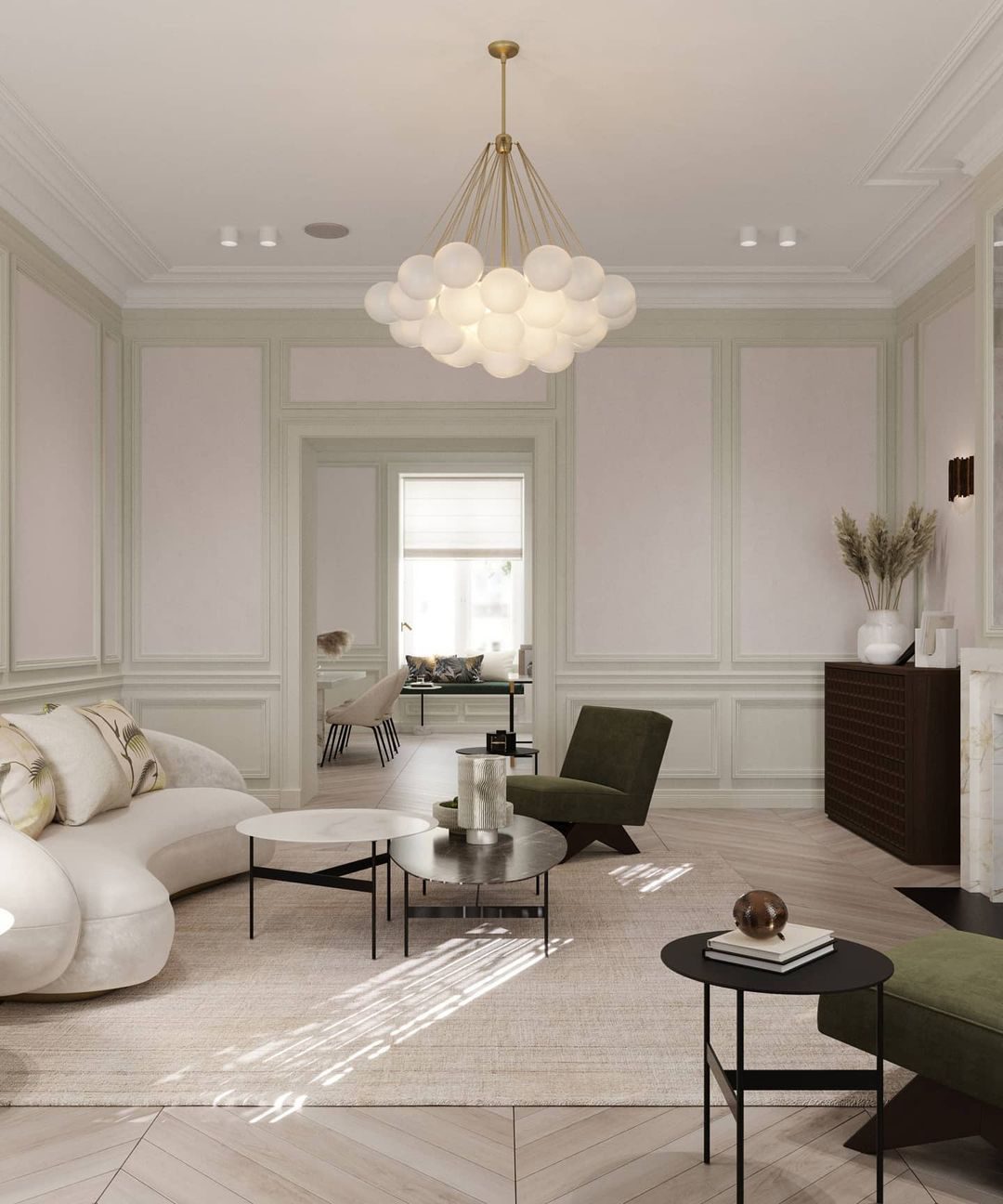 Elegant Cloud Chandelier Lighting Fixture - Modern Ceiling Light for Living Room, Bedroom & Dining Room Decor