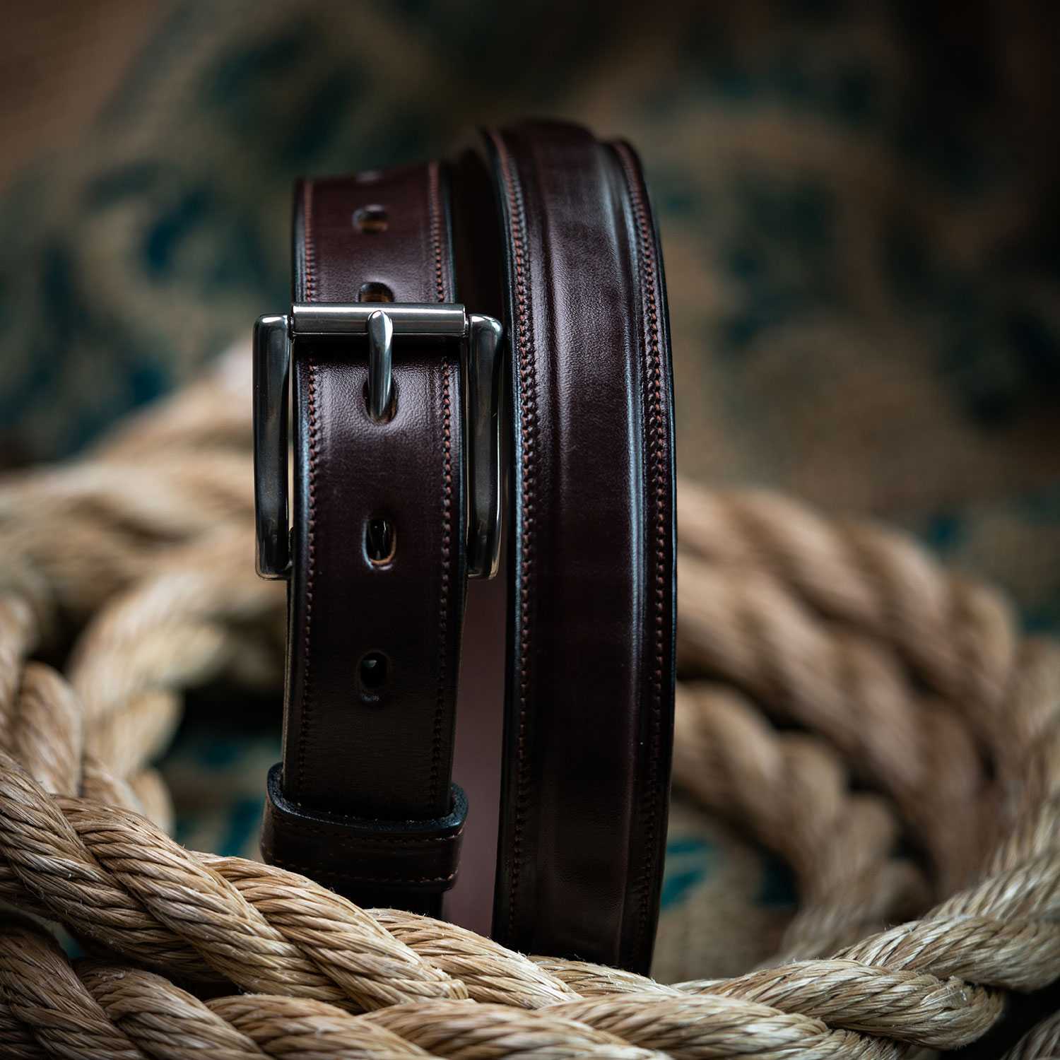 Premium Genuine Leather Dress Belt for Men - 1.25
