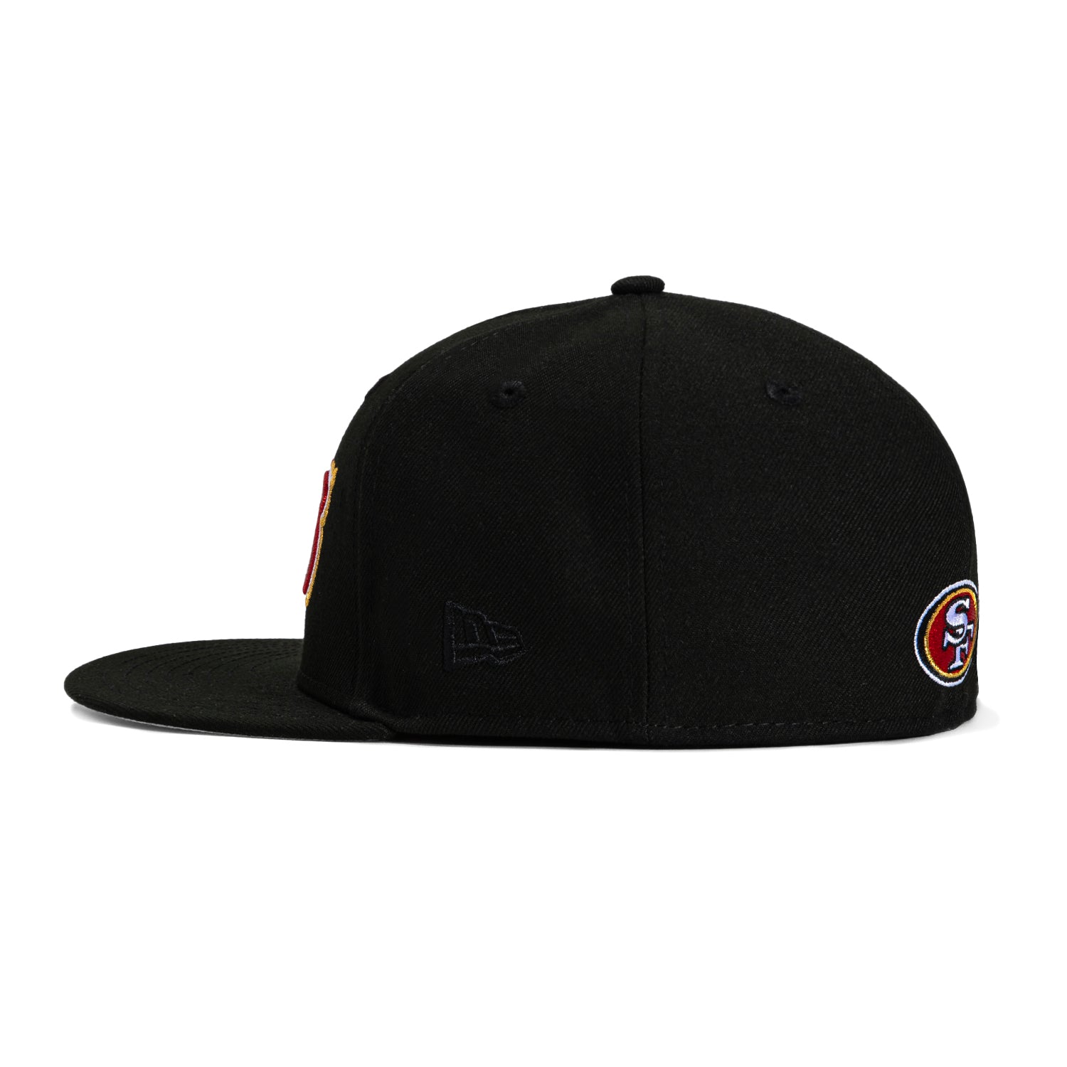 New Era 59Fifty San Francisco 49ers 30th Anniversary Champions Patch Snapback Hat - Black NFL Football Cap for Men & Women - Perfect for Game Day, Sports Events & Fan Collections