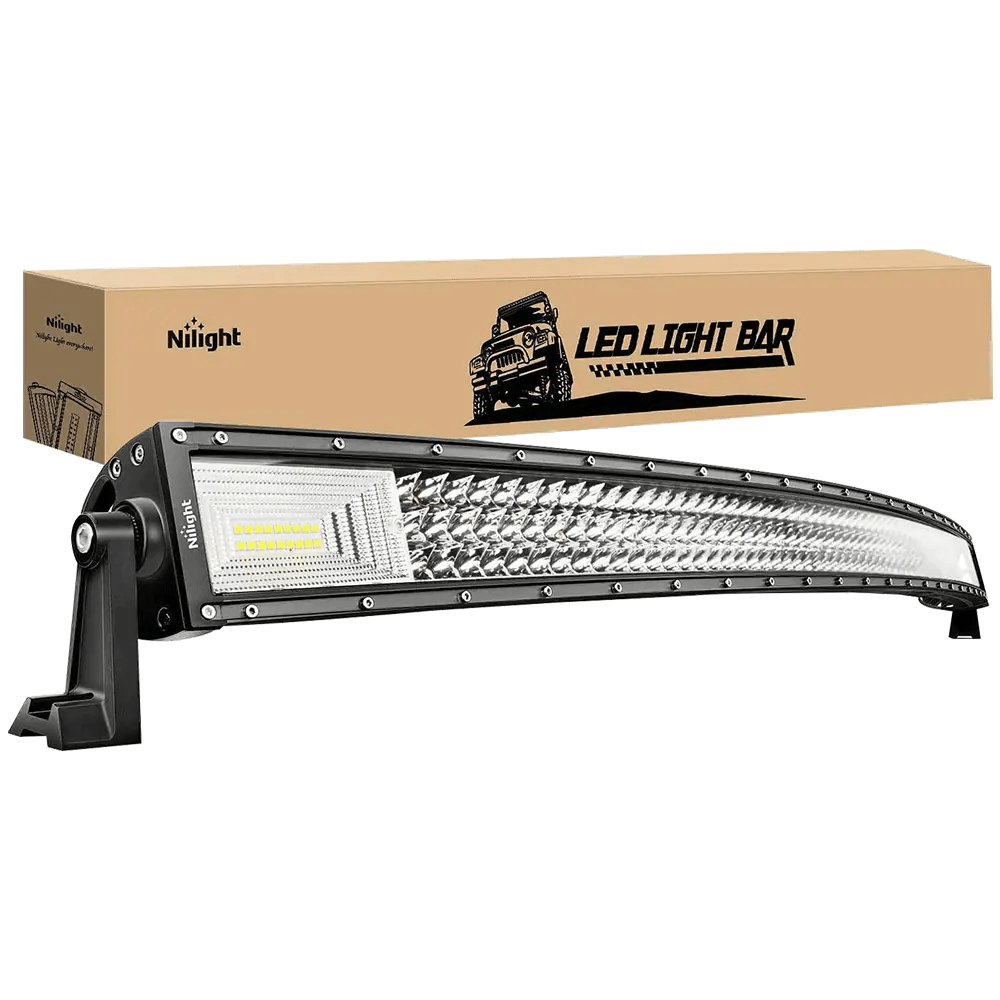 52 Inch 783W 78000LM Triple Row Curved LED Light Bar - Spot Flood Combo for Off-Road Trucks, ATVs, Boats & Emergency Vehicles - Waterproof Dustproof for Extreme Conditions