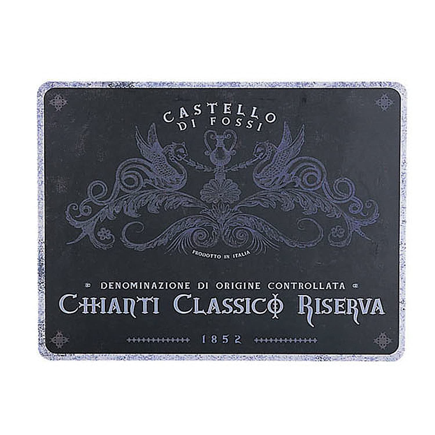 Tuscan Italian Wine Label Classic TV Dinner Tray Set of 4 - Foldable Serving Tray with Stand for Easy Storage | Elegant Home Decor for Dining, Entertaining & Movie Nights