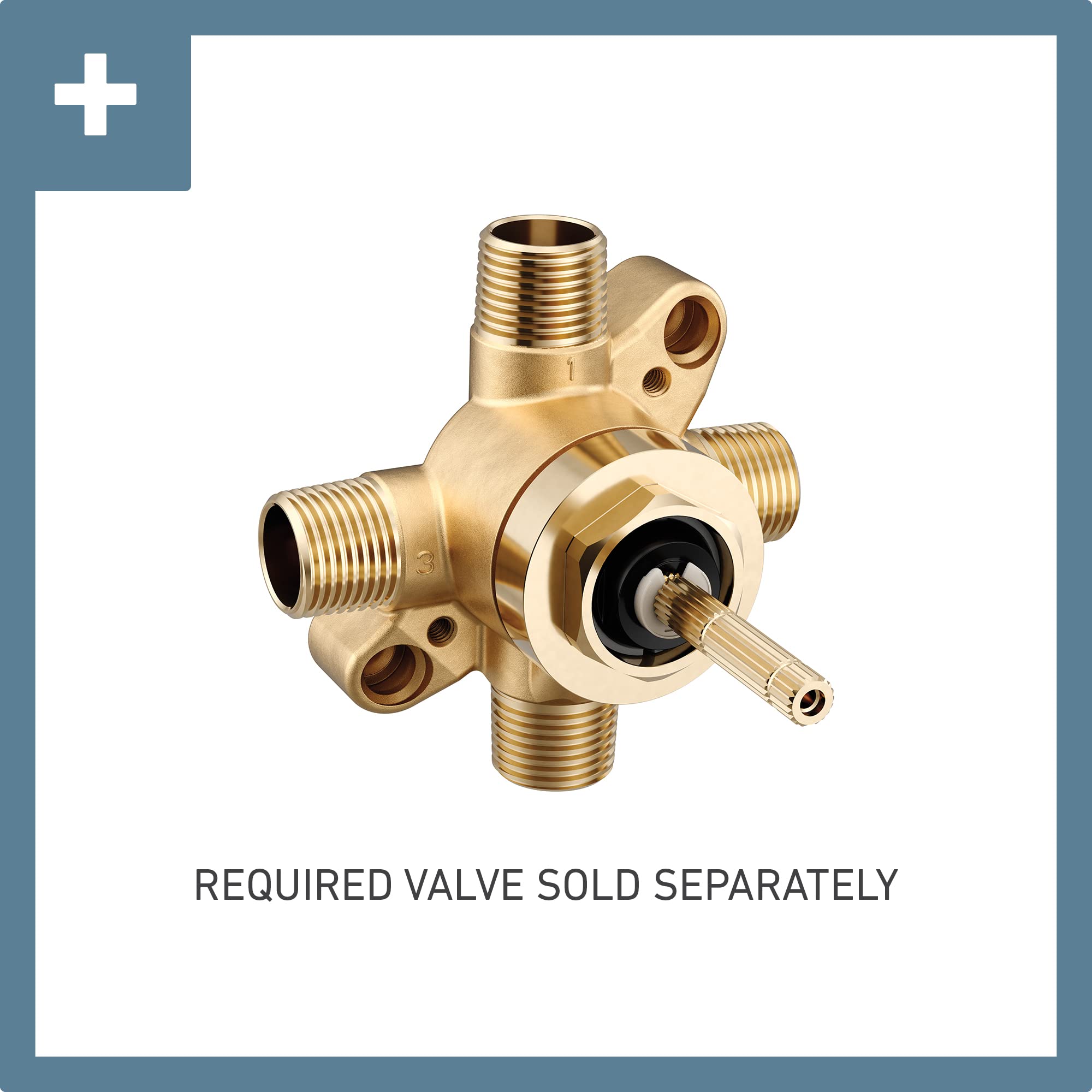 Moen UT2011ORB Eva 1-Handle M-CORE Transfer Valve Trim Kit in Oil Rubbed Bronze - Compatible with Valve Required - Perfect for Bathroom & Shower Faucet Upgrades