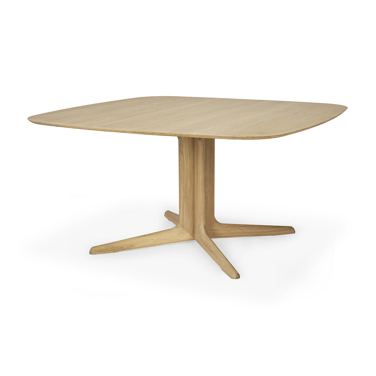 Modern Corto Dining Table - Solid Wood Kitchen Table for 6 - Perfect for Small Spaces, Breakfast Nook & Cozy Family Meals