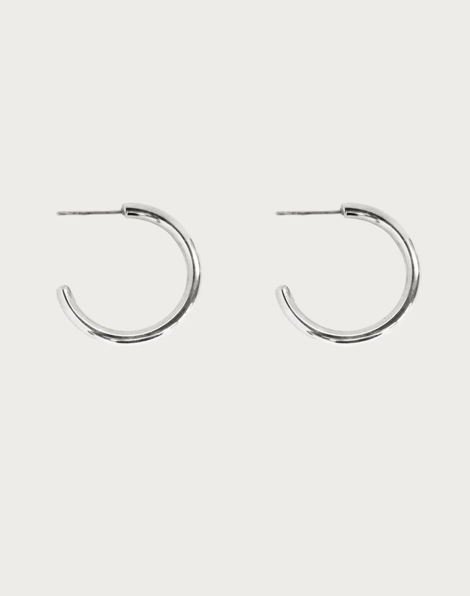Sterling Silver 30mm Seamless Hoop Earrings for Women - Hypoallergenic & Tarnish-Free - Perfect for Everyday Wear, Parties & Gifting
