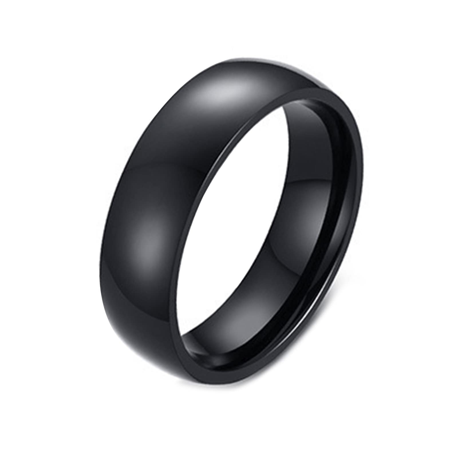 Women's 6MM Plain Engagement Ring & Simple Wedding Band Set | Men's Stainless Steel Rings for Couples | Perfect for Proposals, Anniversaries & Everyday Wear