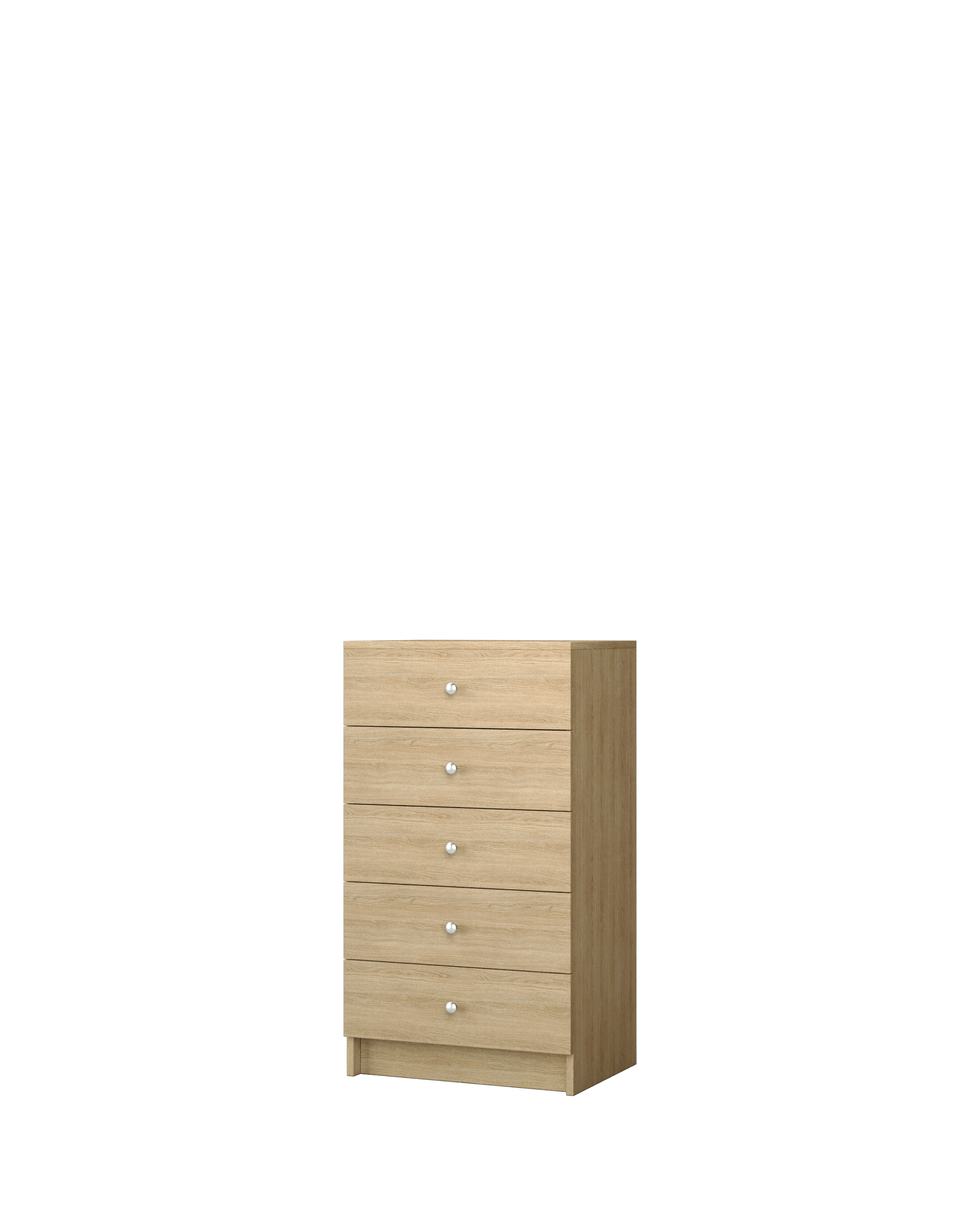 5-Drawer Hutch Base Cabinet - Solid Wood Storage for Kitchen, Dining Room & Office - Organize Dishes, Utensils & Supplies