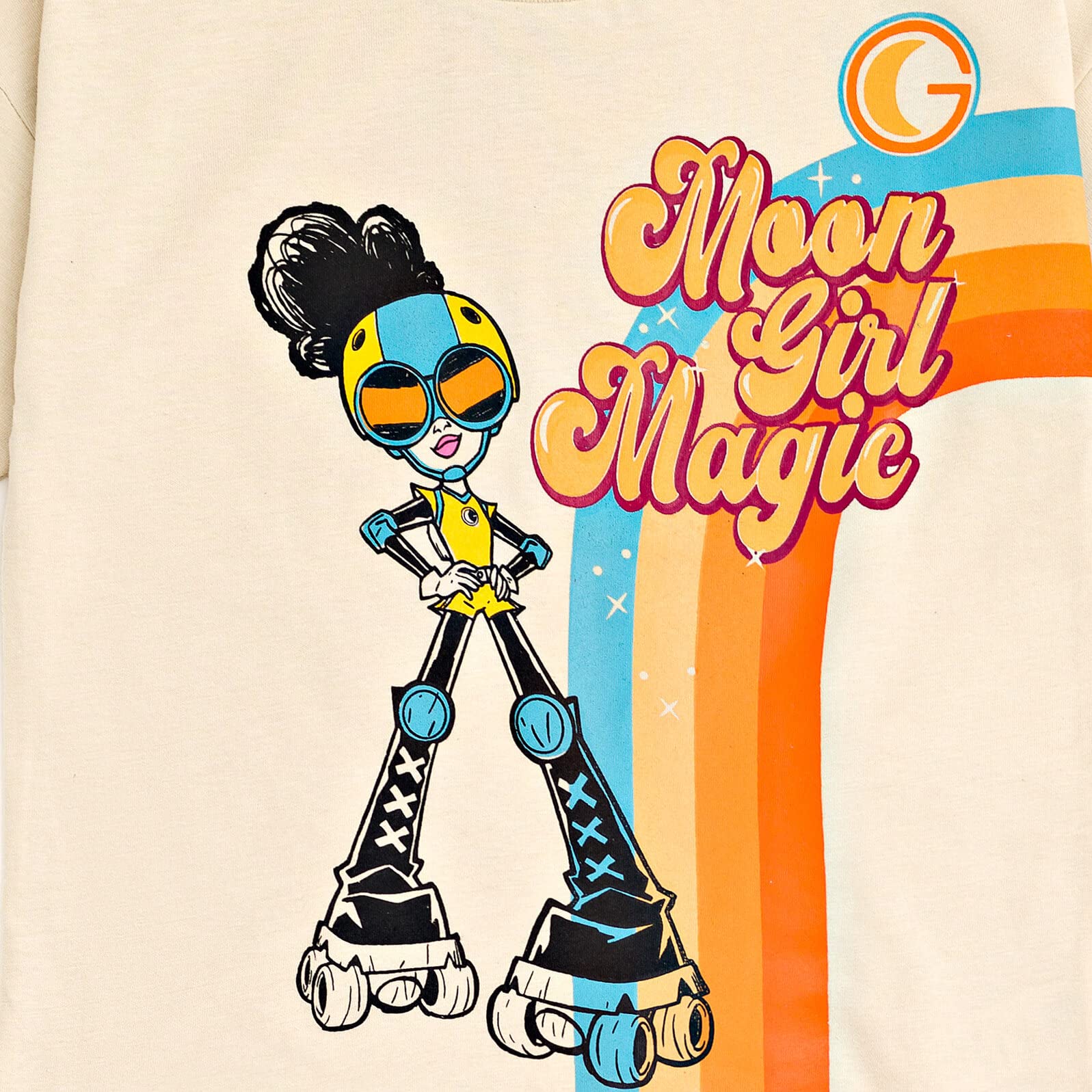 Marvel Moon Girl and Devil Dinosaur Oversized Drop Shoulder T-Shirt & Bike Shorts Outfit Set for Girls (Little Kid to Big Kid) - Perfect for Cosplay, Birthday Parties & Superhero Dress-Up