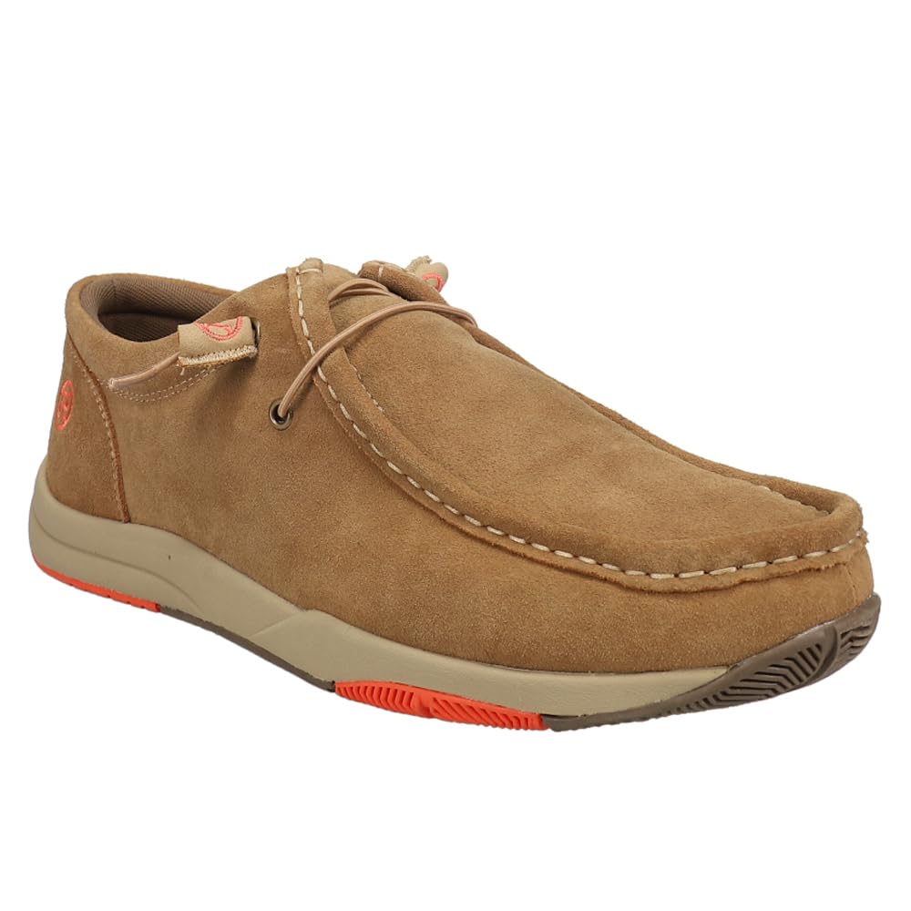 ROPER Men's Slip-On Casual Shoes - Comfortable Brown Leather Loafers for Work, Travel & Everyday Wear