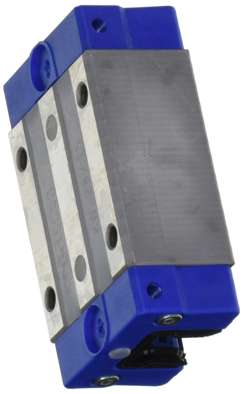 Thomson 511H15C0D Narrow High Grade Linear Carriage - Ball Type, Clearance Preload, Low Drag Seals, Duralloy Thin Dense Chrome - Size 15 (34mm Width, 20.2mm Height, 56.6mm Length) - Perfect for CNC Machines, 3D Printers & Industrial Automation Equipment