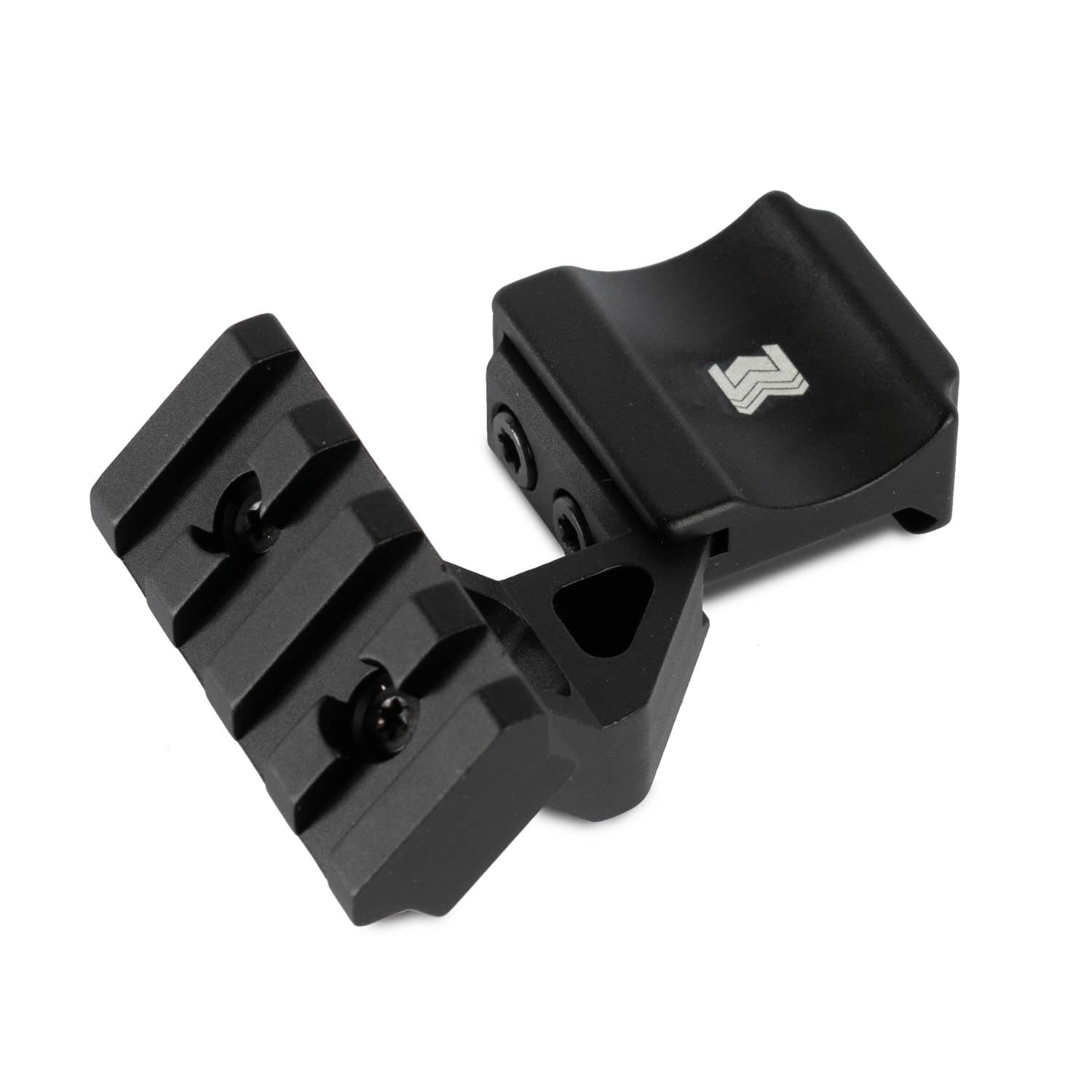Montrum Canted Micro Red Dot Sight Mount - Picatinny Rail Compatible for AR15, Rifle & Shotgun | Perfect for Tactical Shooting, Hunting & Home Defense