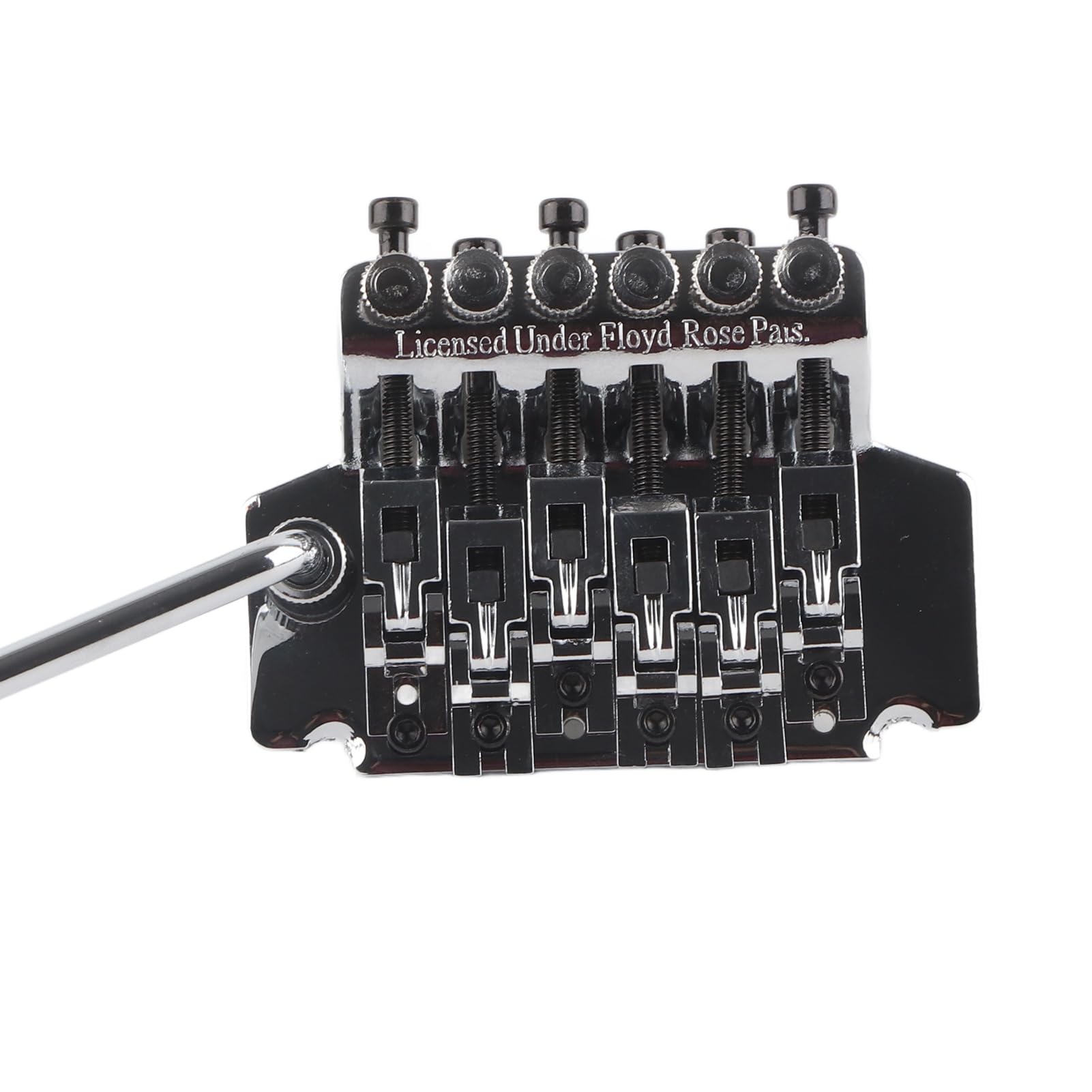 Premium Double Locking Tremolo Bridge System for ST Electric Guitar - Silver | Enhanced Tuning Stability & Sustain for Rock, Metal & Shredding Performances