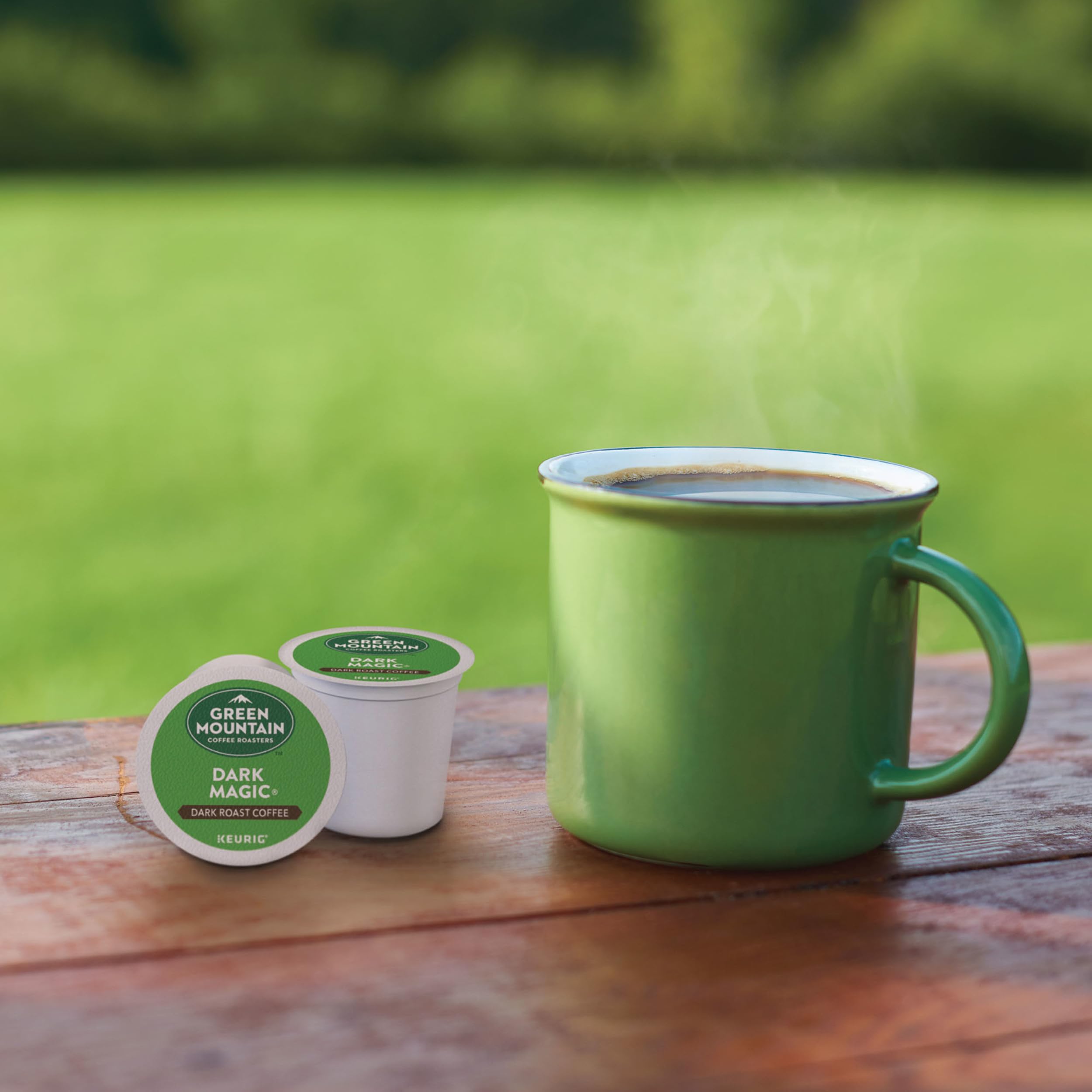 Premium Green Mountain Coffee Dark Magic Extra Bold K-Cups (120 Count) - Strong & Rich Flavored Coffee Pods for Keurig Brewers - Perfect for Morning Boost, Office Use & Coffee Lovers