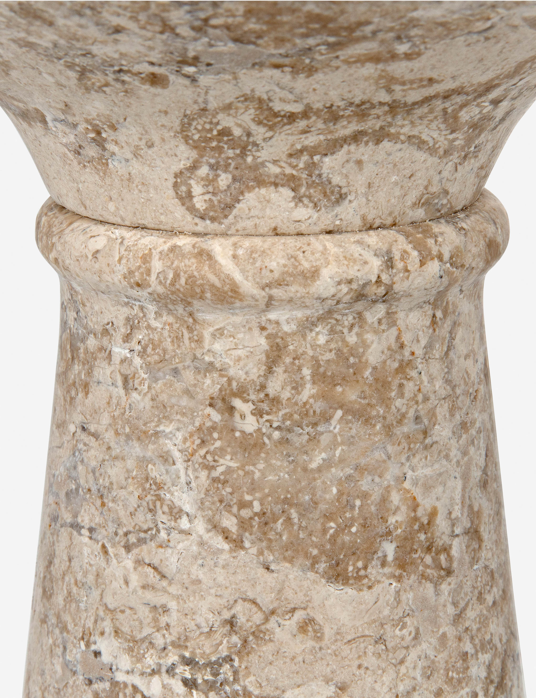 Braun Round Side Table - Modern End Table for Living Room, Bedroom, or Office - Perfect for Coffee, Lamps, and Decor