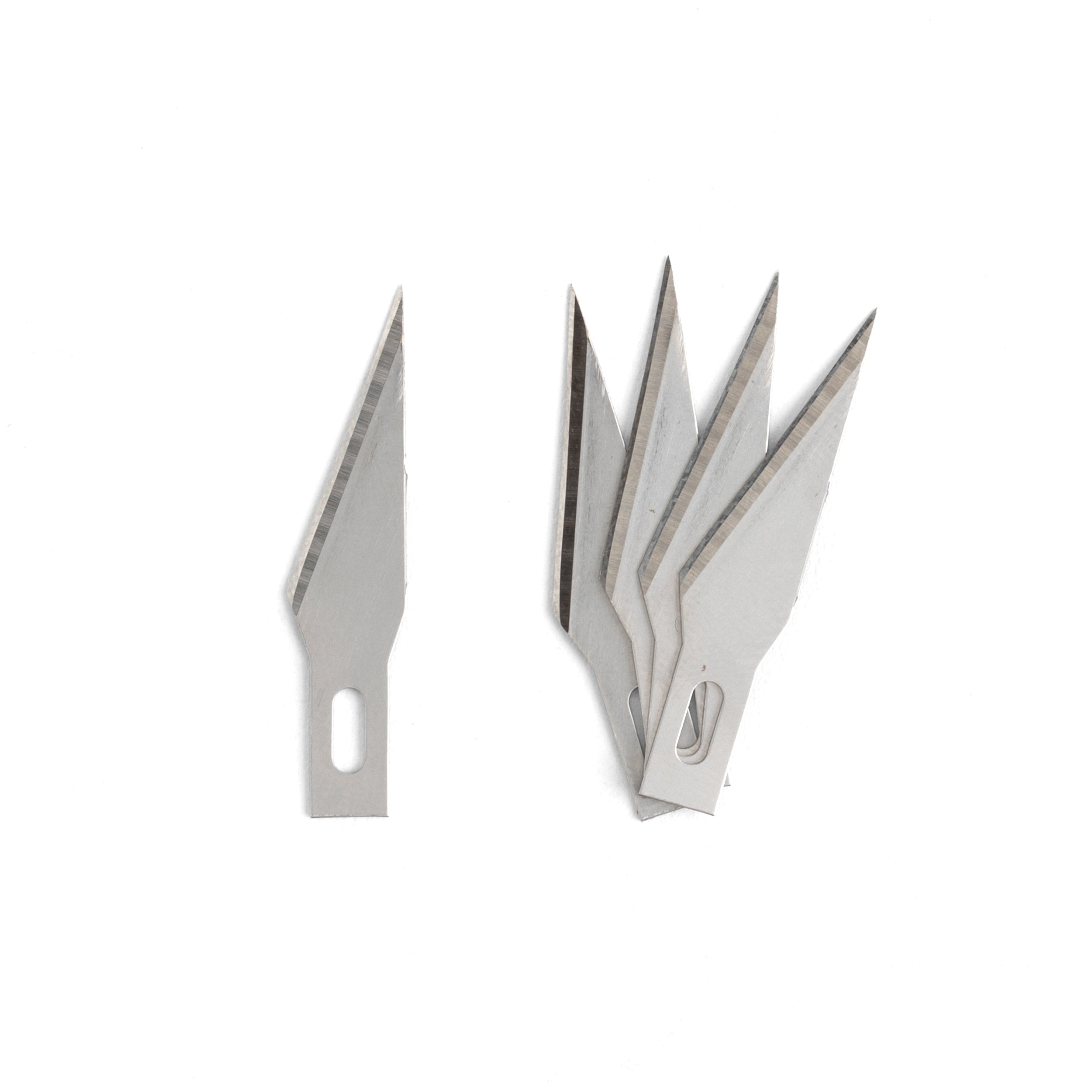 Premium Craft Knife Blades 5 Pack - High Precision Replacement Blades for Art, Scrapbooking & DIY Projects - Perfect for Paper Cutting, Stencil Work & Detailed Crafting