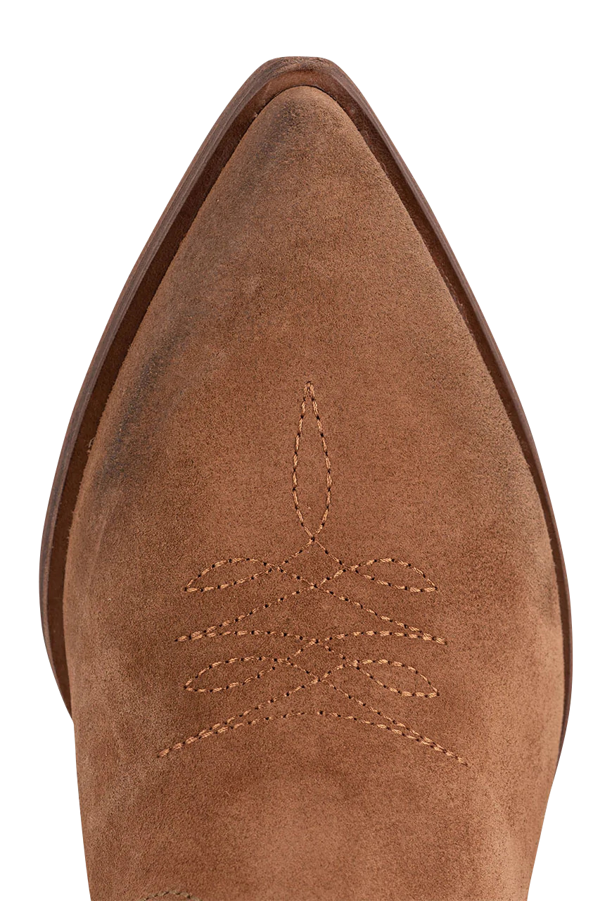 Golo Women's Brown Leather Mae Suede Boots - Stylish Ankle Boots for Fall & Winter, Perfect for Casual Outfits, Office Wear & Date Nights