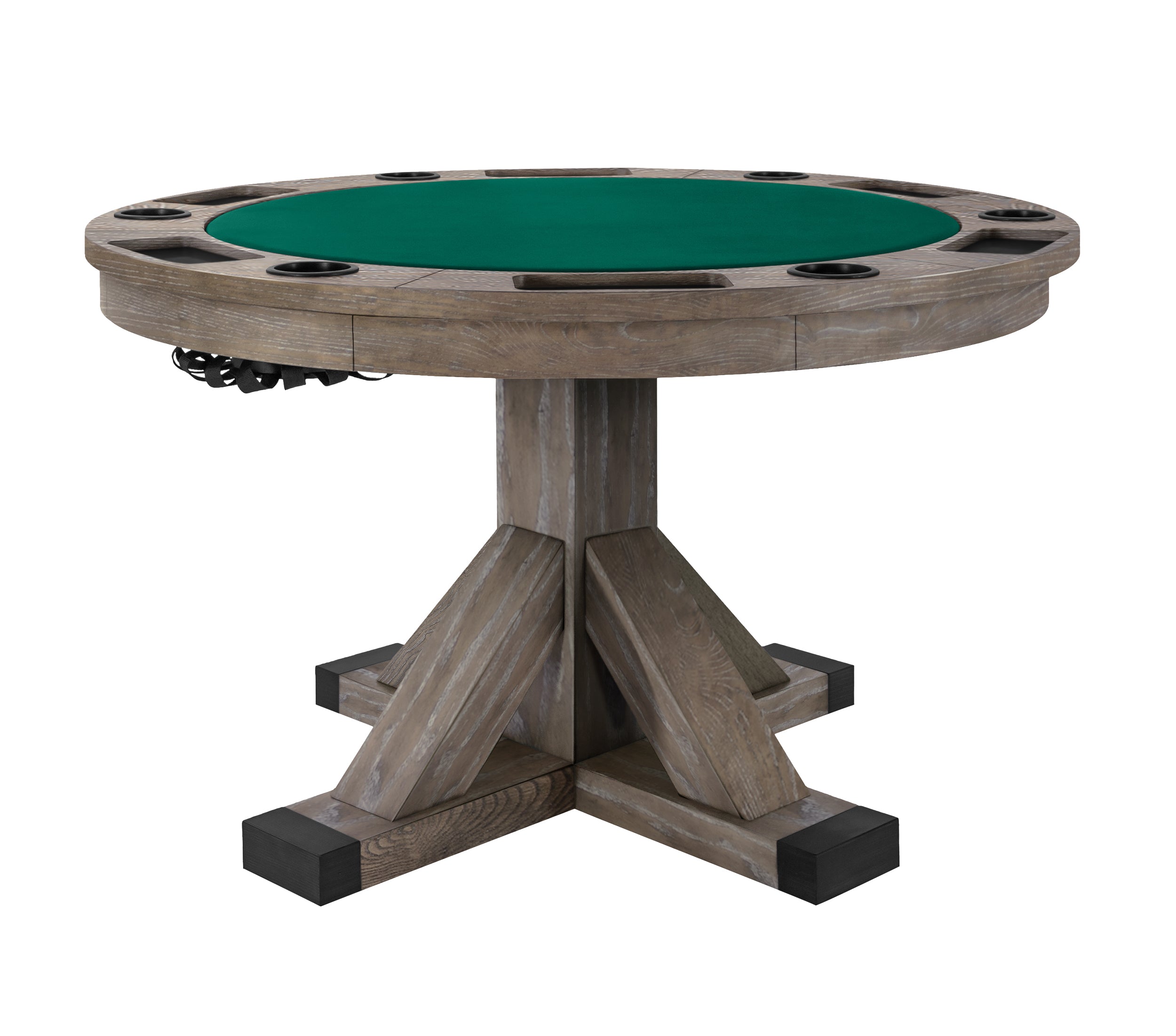 Premium Sterling 3-in-1 Game Table with Bumper Pool - Rustic Series for Billiards, Poker & Dining | Perfect for Game Rooms, Man Caves & Family Entertainment
