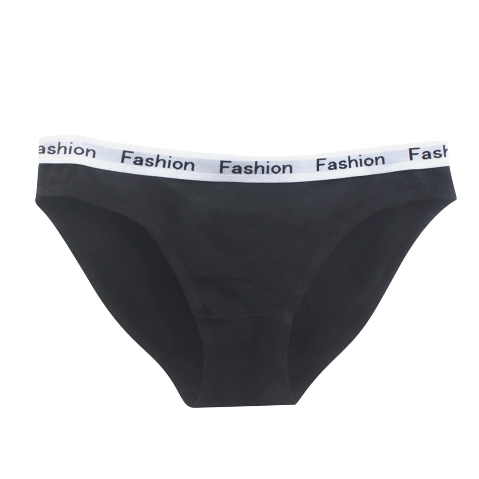 No Muffin Top Women's Cotton Panties - 6 Pack Hipster Briefs with Wide Comfort Waistband & Lace Trim - Breathable Underwear for Everyday Wear, Yoga & Workout