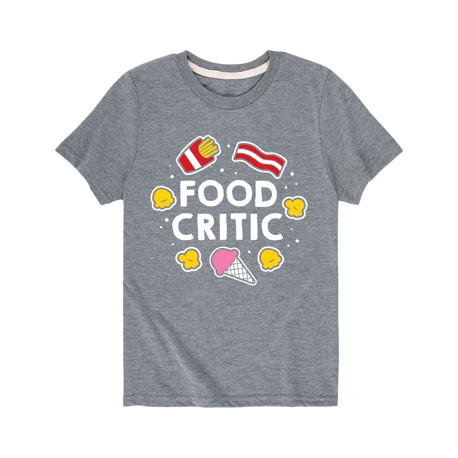 Food Critic Toddler Short Sleeve T-Shirt - Cute Graphic Tee for Kids - Perfect for Playdates & Family Outings