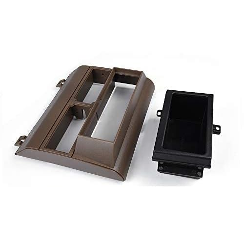 G-PLUS Car Stereo Dash Kit - Compatible with 1992-1994 Chevy Crew Cab Dually, Full Size Blazer & Suburban | Brown Radio Bezel Trim | No Wire Harness | Perfect for DIY Car Audio Installation & Vehicle Interior Upgrade