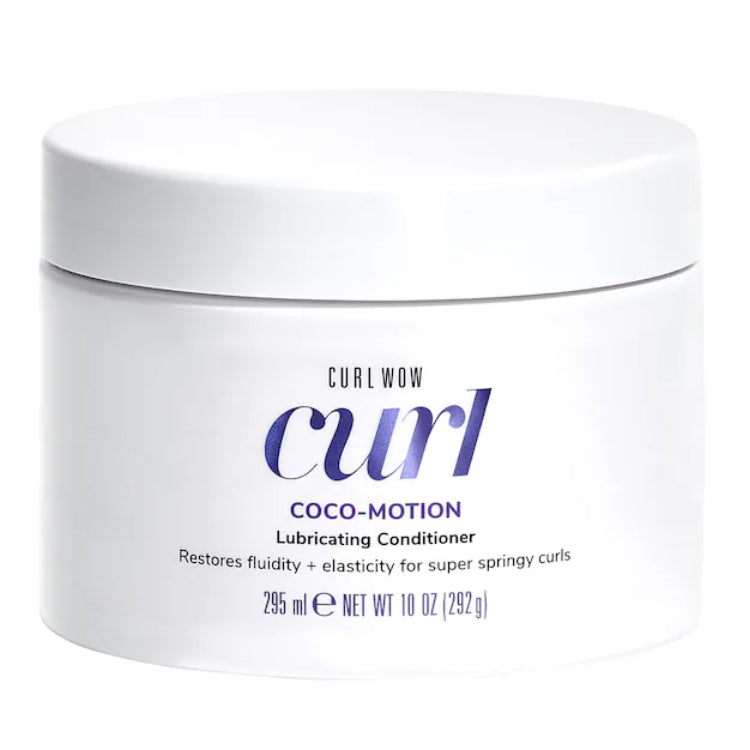 Color Wow Curl Wow Coco Motion Conditioner 10 oz - Hydrating & Defining Curl Cream for Frizzy, Dry Hair - Perfect for Daily Curl Care & Styling at Home or Salon