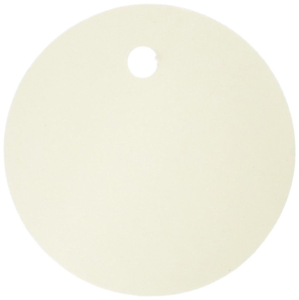 Hampton Art DECO Tags - 20-Piece Round Ivory & Off White Scrapbooking Labels for Card Making, Gift Wrapping, and DIY Crafts