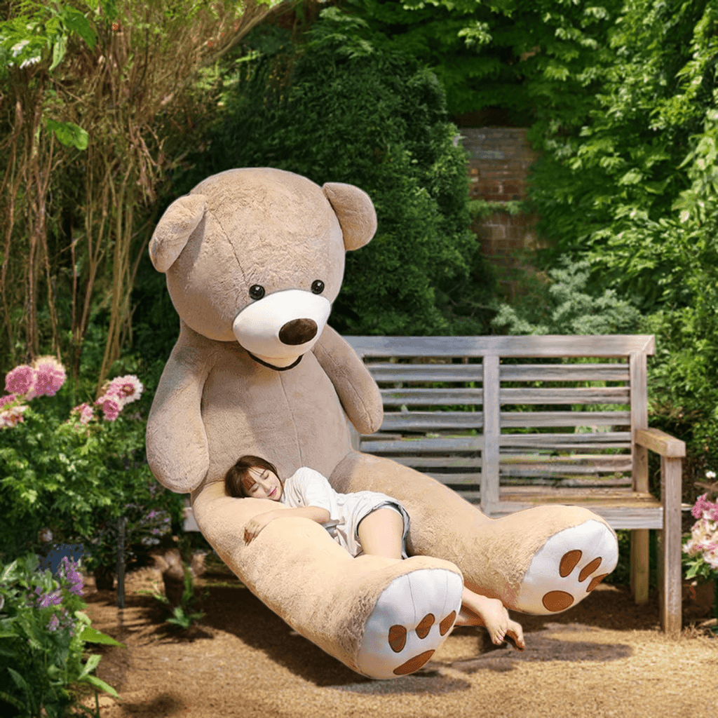 Giant 11ft Teddy Bear - World's Largest Plush Stuffed Animal for Home Decor, Photo Props, and Gifts | Perfect for Bedroom, Nursery, and Special Events