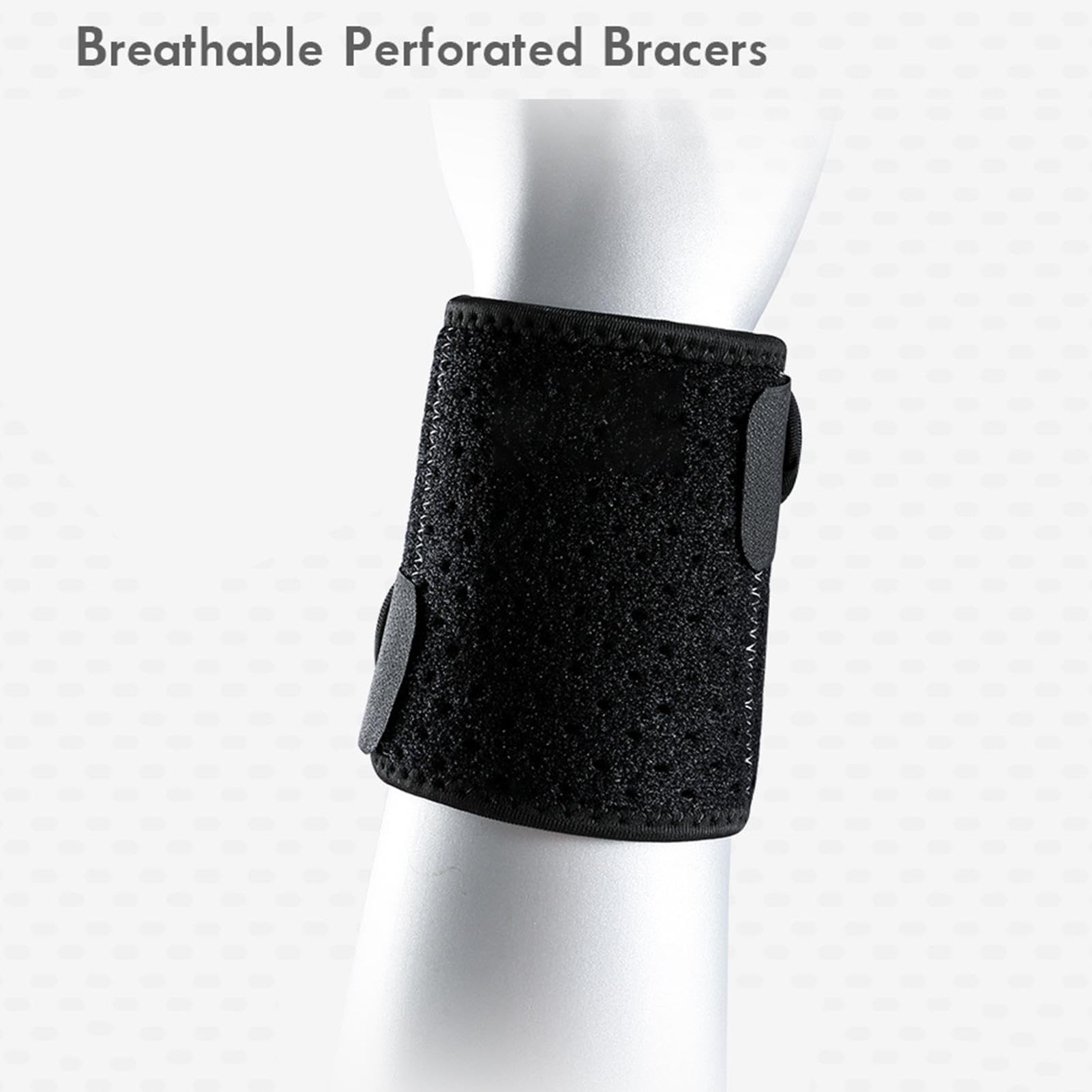 Adjustable Wrist Compression Brace - Breathable Sports Wrist Support for Cycling, Tennis, Basketball & Outdoor Activities | Pain Relief & Injury Prevention for Workouts, Gym & Daily Use