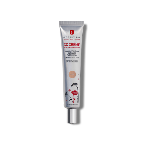 Erborian CC Cream with SPF 25 - Lightweight Color Correcting Cream for Even Skin Tone | Daily Sun Protection & Natural Coverage for Flawless Look | Perfect for Work, Date Night & Everyday Wear